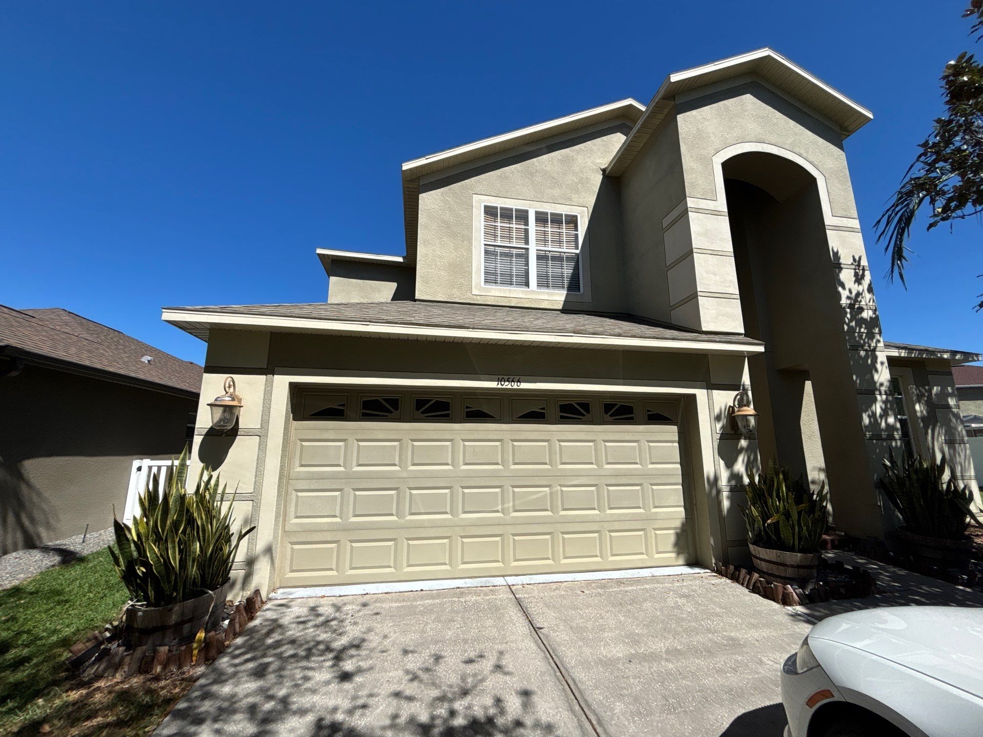 Modern 7-Inch Seamless Gutters for Luxury Homes in Tampa FL by Gutter Professors