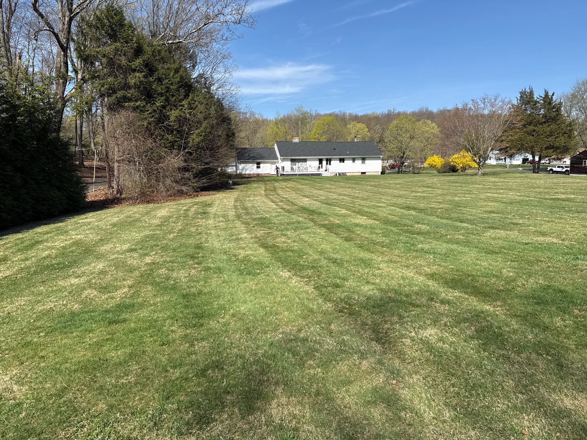 Residential Spring Cleanup and Lawn Mowing in East Haven by Diamond Image LLC