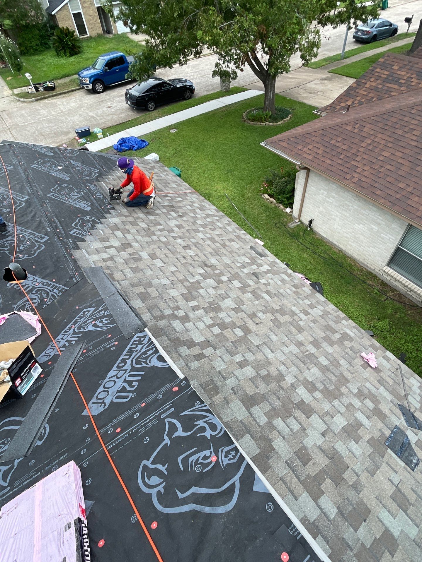 Residential Roofing Repair using Owen's Corning Duration (Lifetime) Shingles by Roof Repair Company