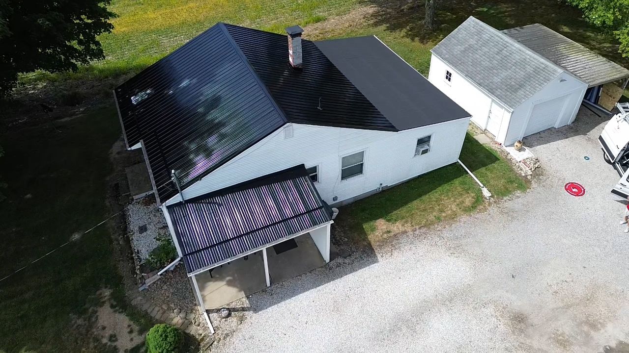Alpha Rib, Color, Black by Eagle Eye Roofing