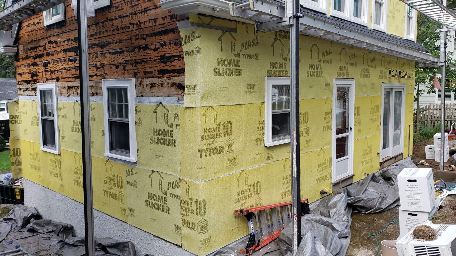 Siding Installation using Red Cedar by UBrothers Construction