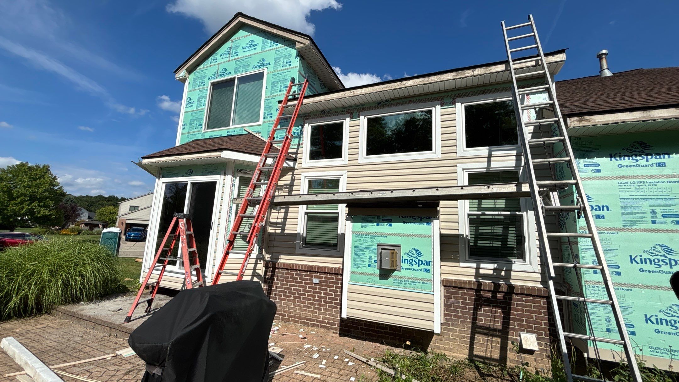 Siding Replacement using Alside D4 Odyssey-Plus Dutchlap Tuscan Clay by 180 Contractors