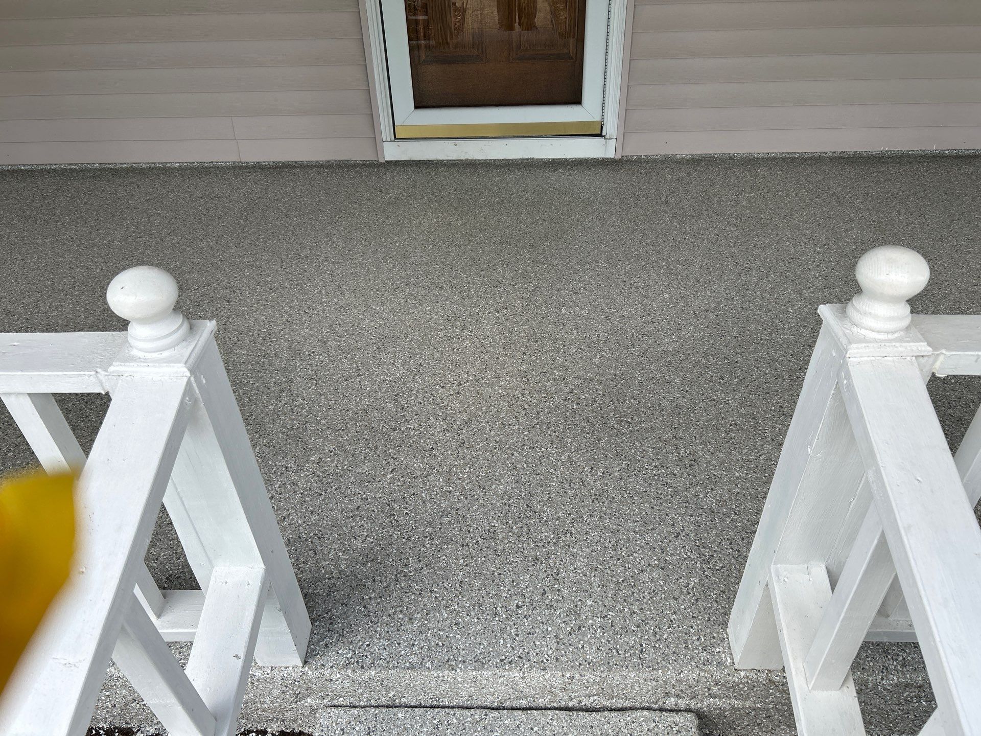 Porch Coating in Mill Creek, IN! by Innovative Spaces / Innovative Concrete Coatings