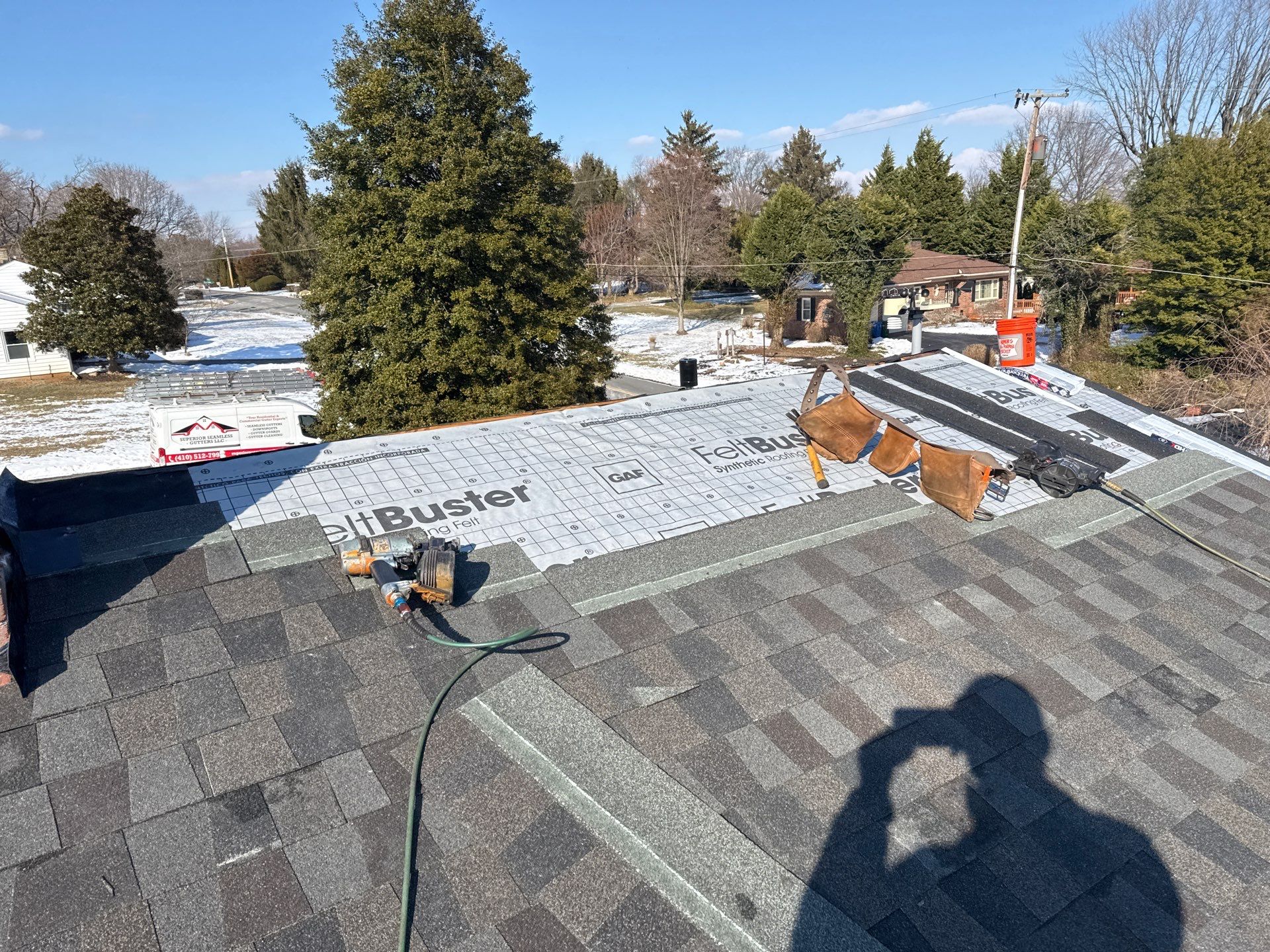 Residential Roofing Installation using GAF Timberline HDZ by Matter Construction, LLC