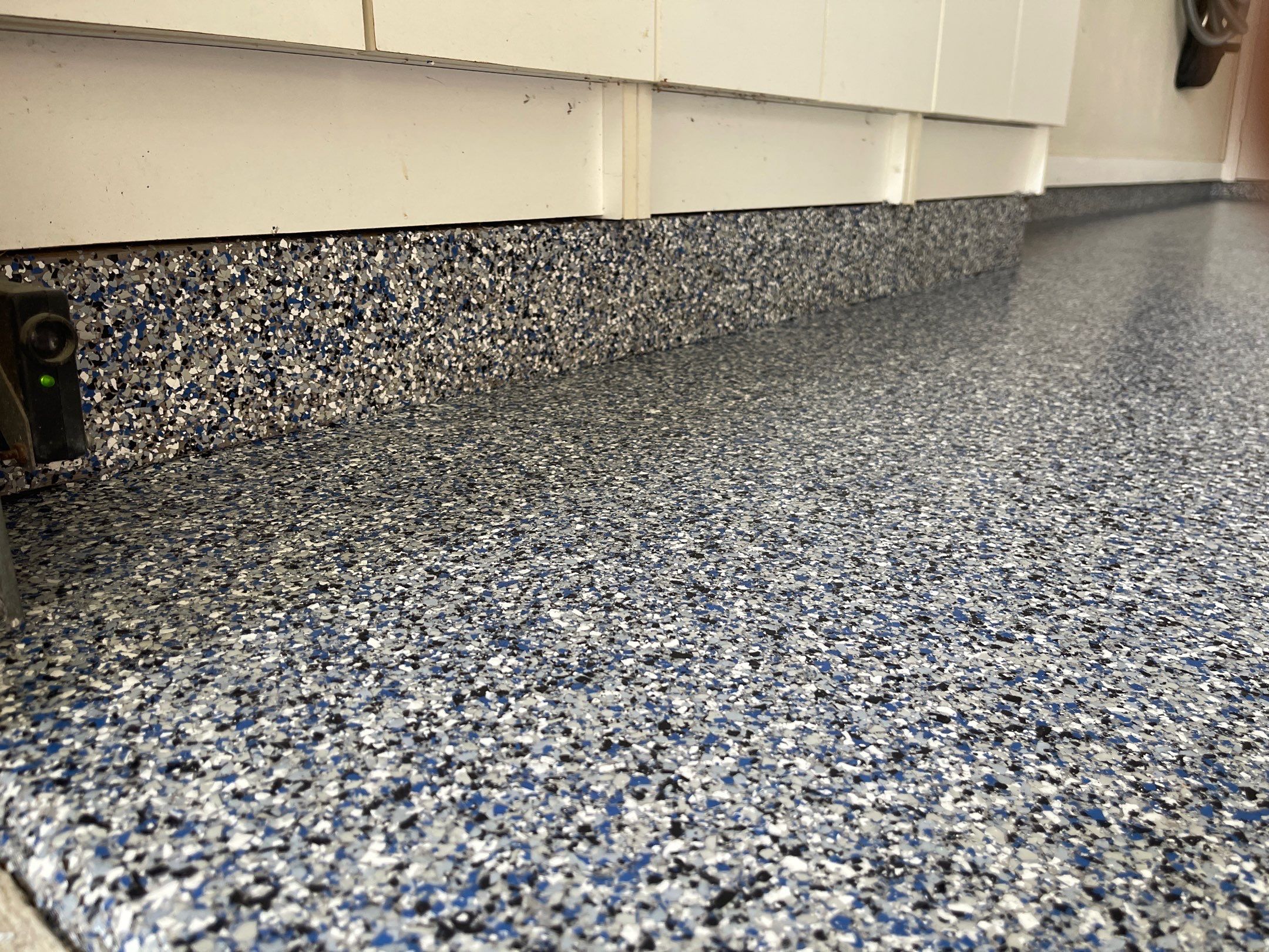 Garage Project by Cross Creek Concrete Coatings in Denim by Cross Creek Concrete Coatings
