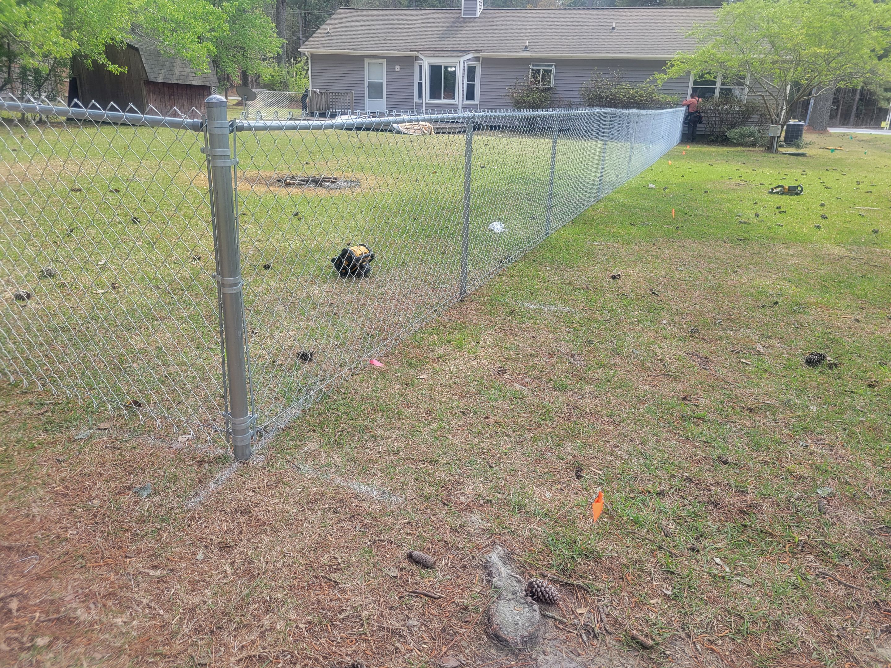 Chain Link Fence Installation in New Bern, North Carolina by Superior Fence and Rail