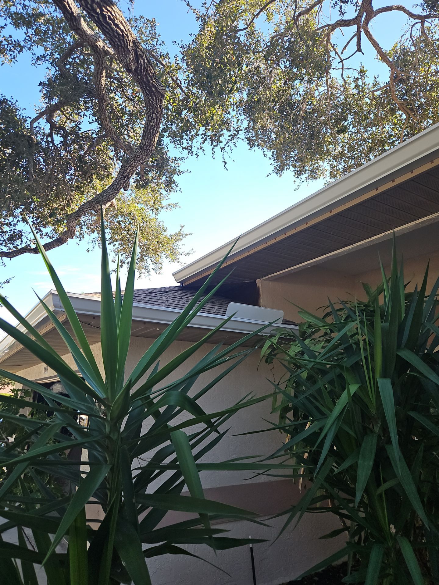 Seamless Aluminum Gutter Installation using 6 Inch Seamless Gutters in Sarasota FL by Gutter Professors
