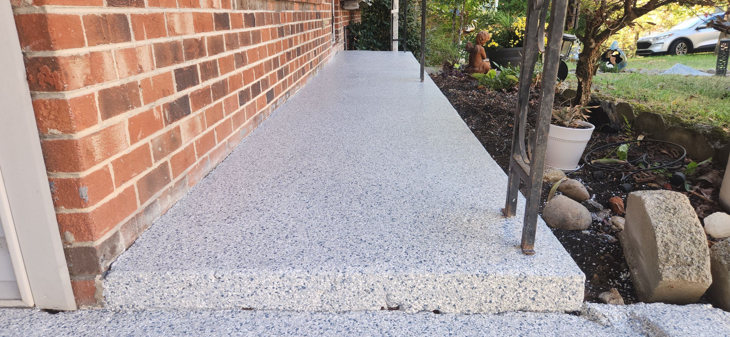 Carport & Porch Completed Using Tidal Wave by Elite Floor Solutions