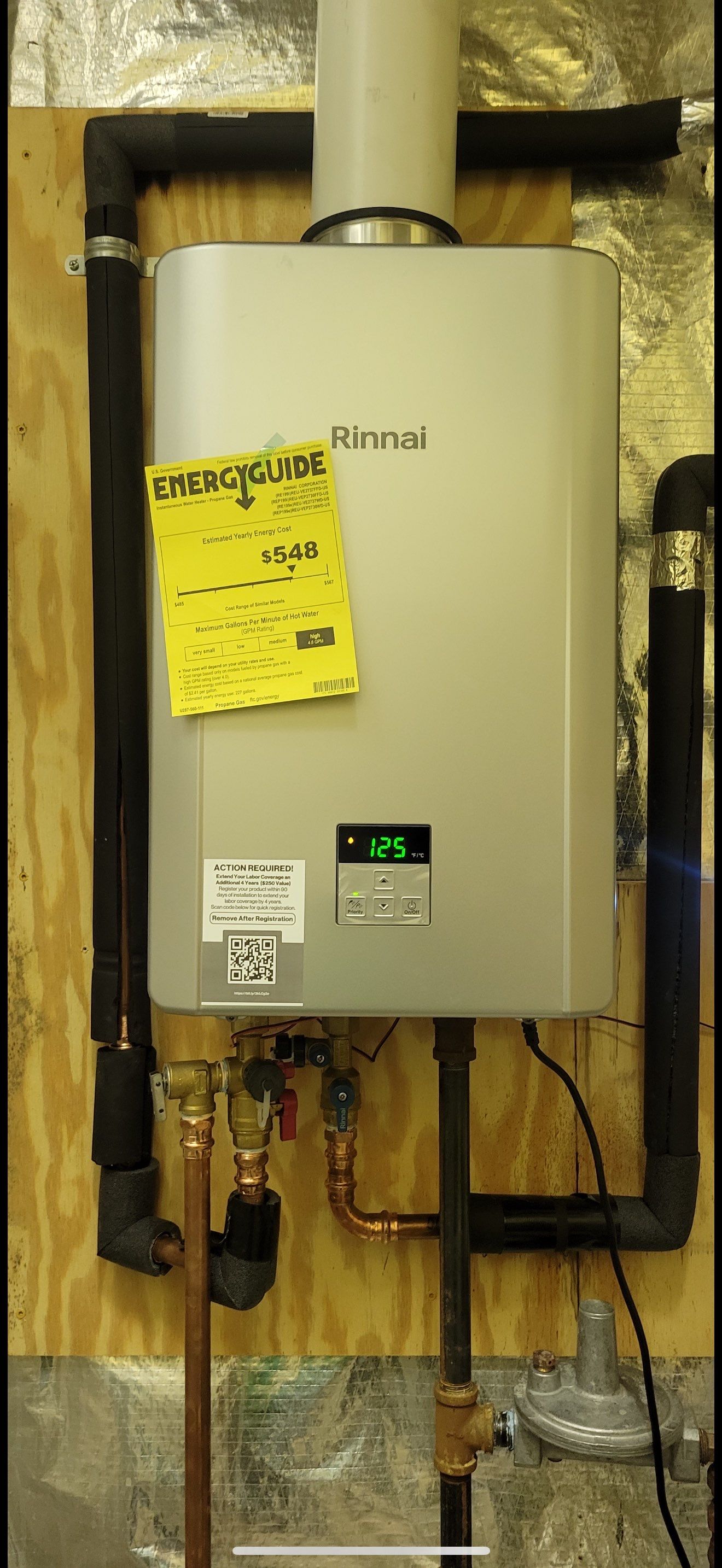 Tankless Hot Water Heater by Elemental Heating and air conditioning LLC