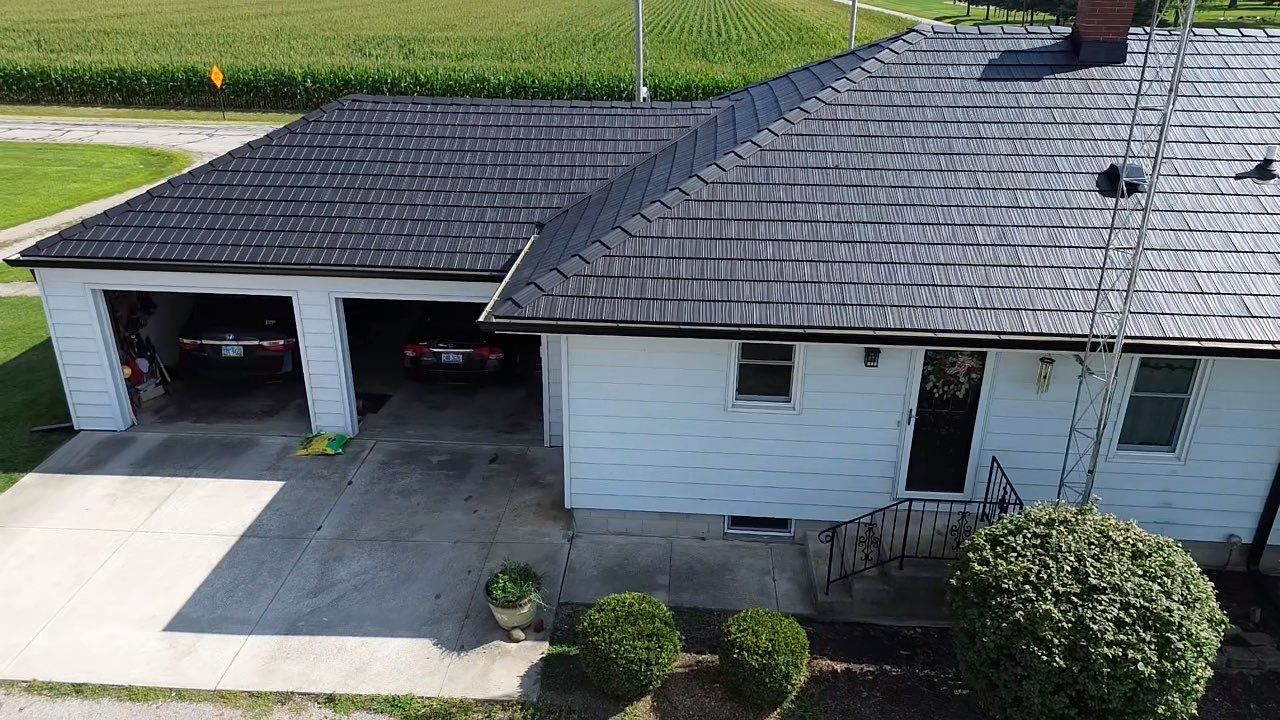 Metal Shake Shingle Roof Installation in Van Wert, Ohio by 4Ever Metal Roofing