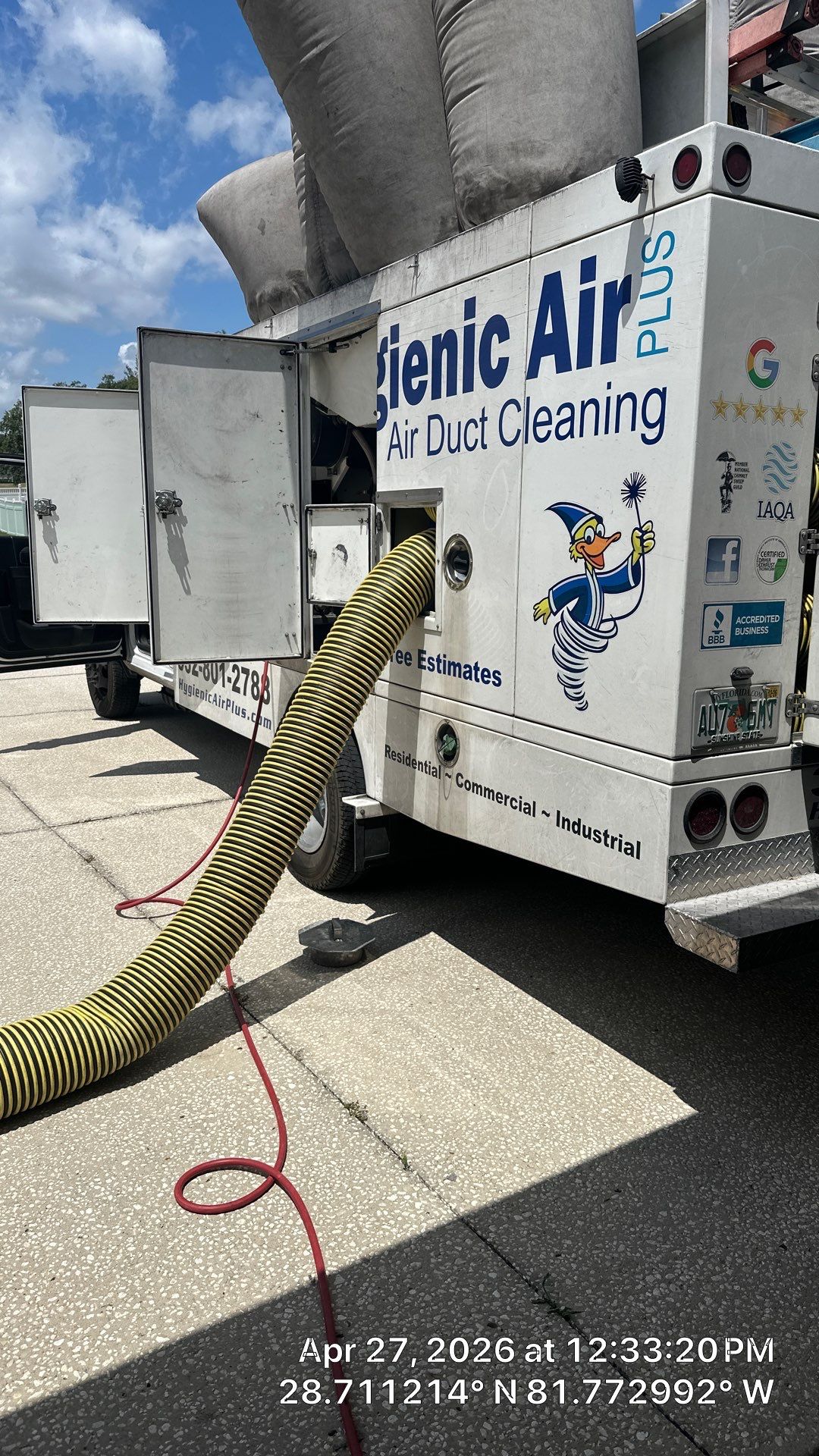 Air Duct Dryer Vent Cleaning Dryer Vent Repair Encapsulation by Hygienic Air, Inc