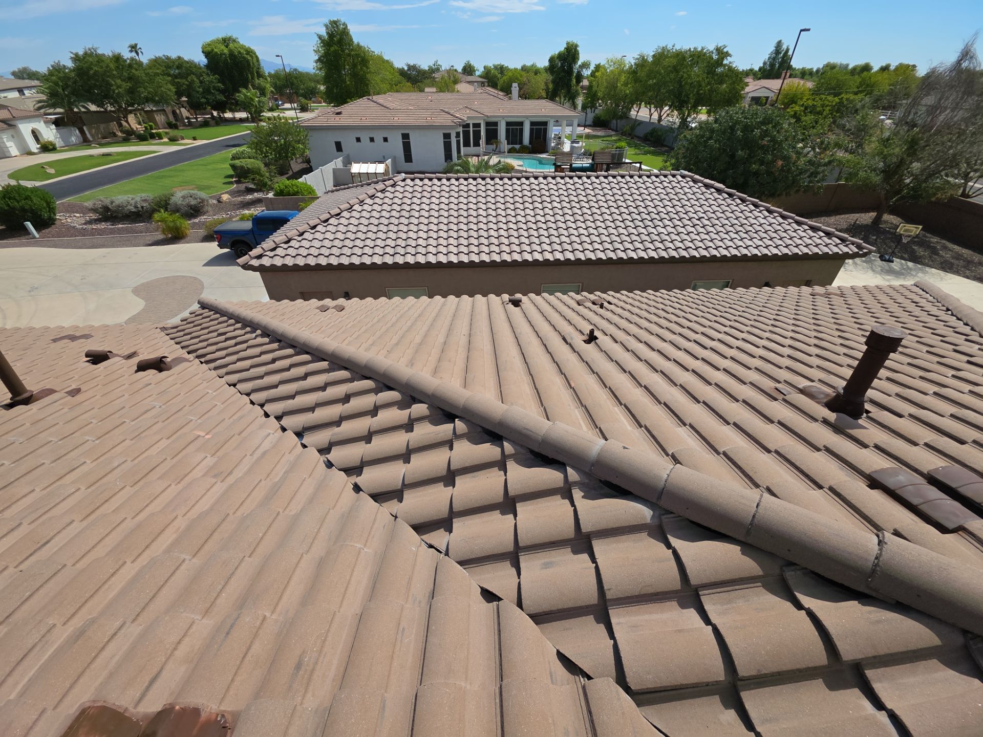 Recent Rain and Storm Damage in Gilbert by Weather-Tite Roofing