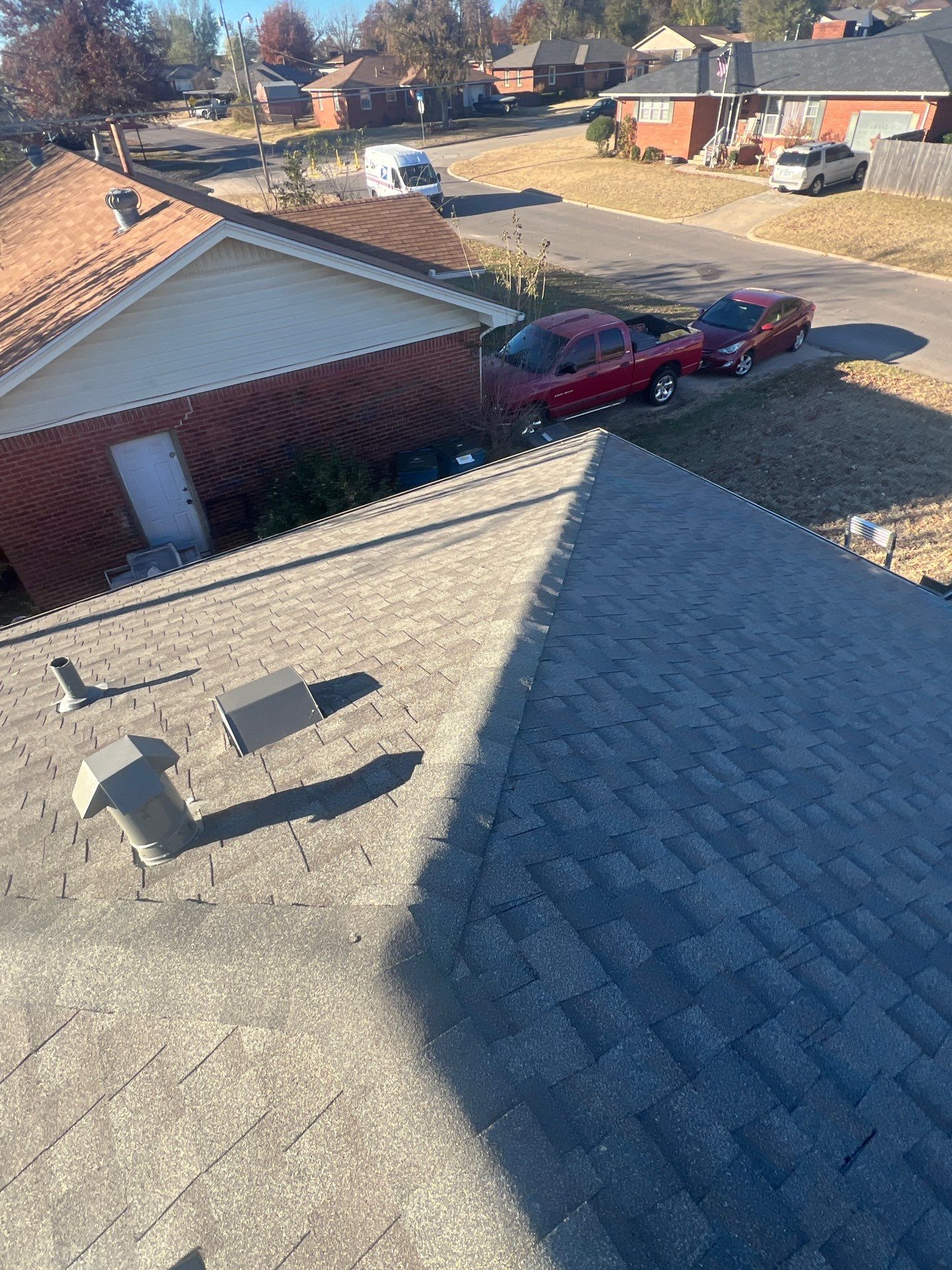 roof and full vent replacement in Midwest City by McCann's Roofing and Construction