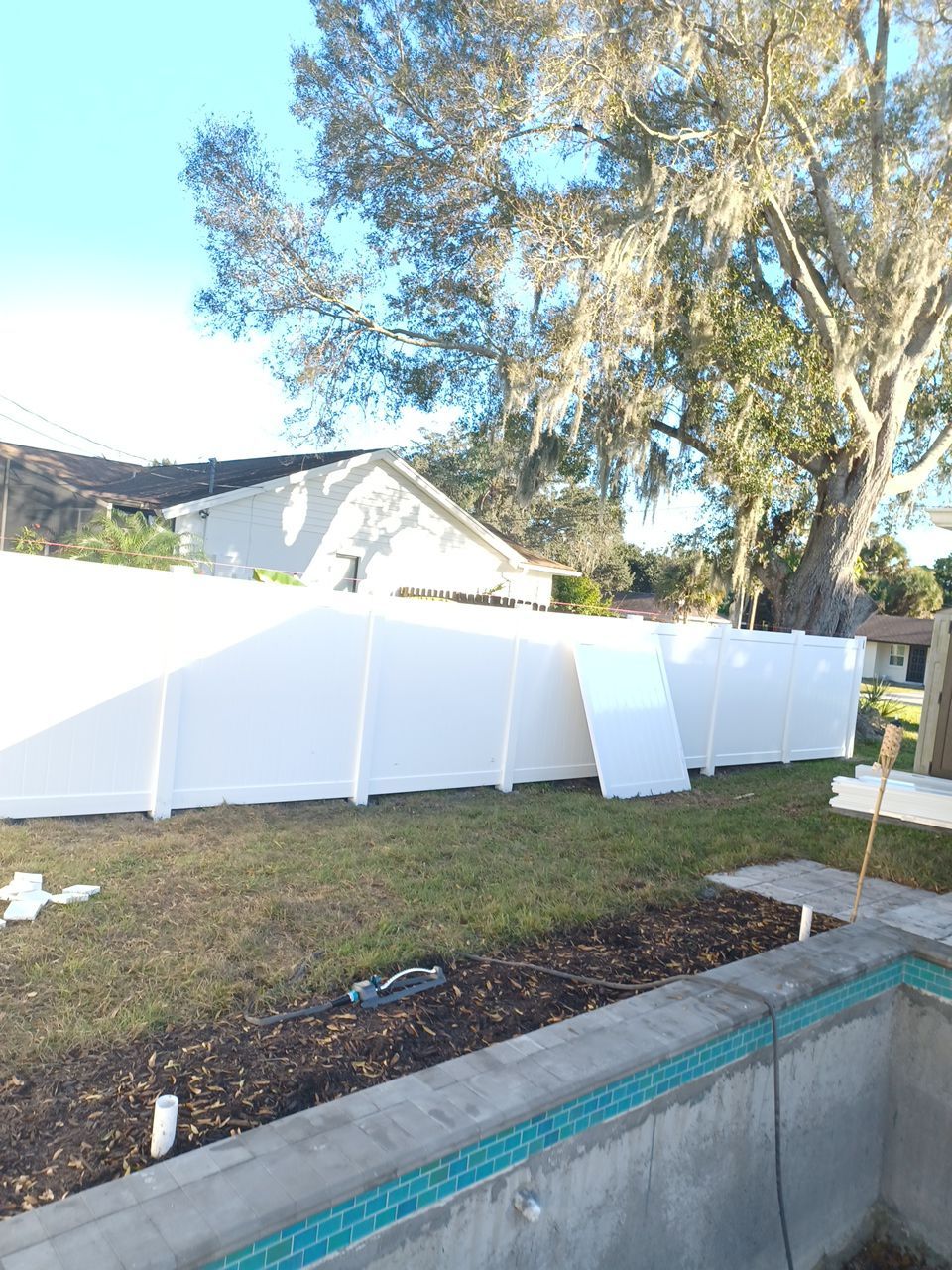 Venice, FL 6 ft. Tall White Vinyl Privacy Fence  by Asap fence and gates, LLC