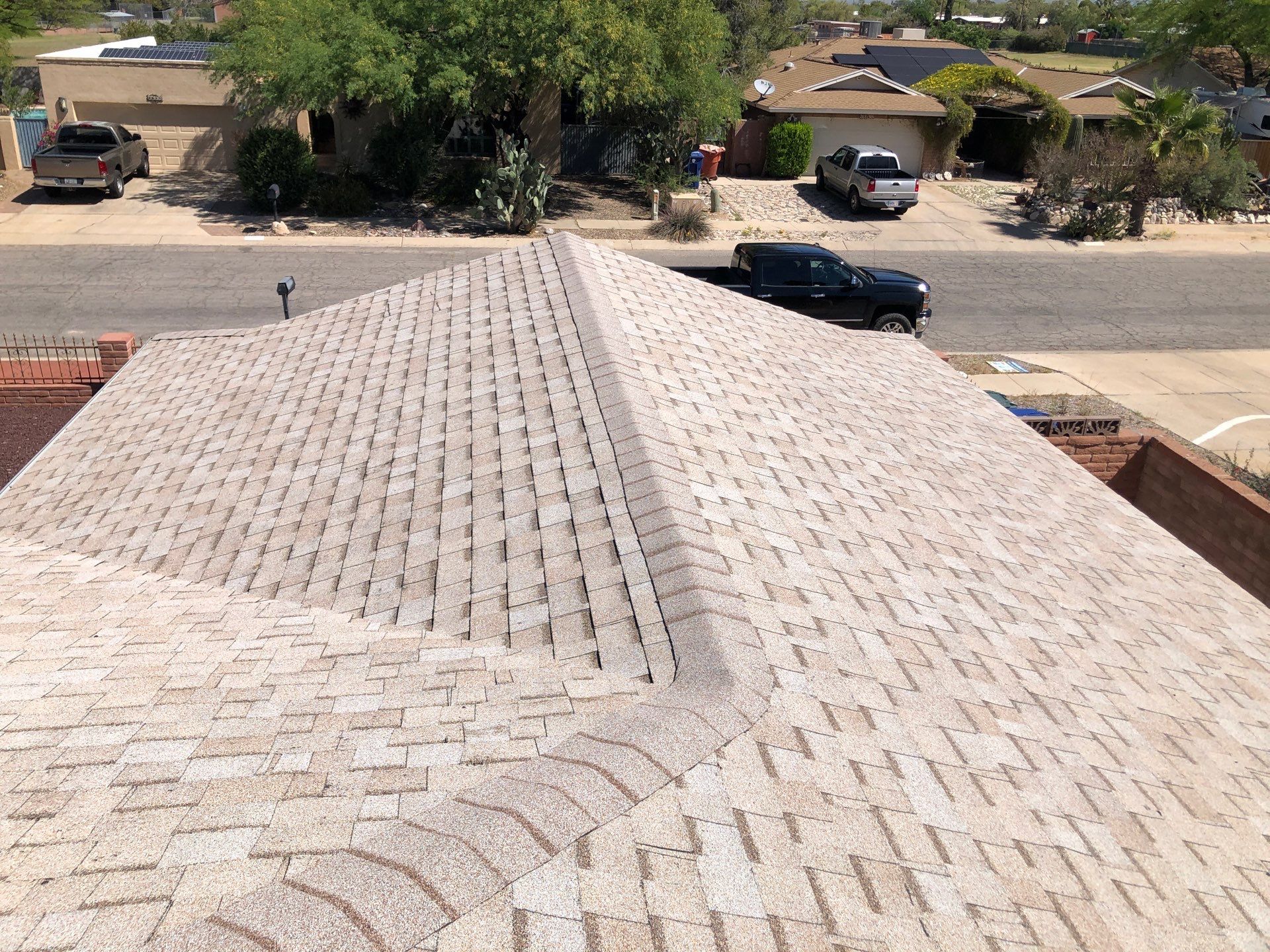 Desert Tan Shingles by Reimagine Roofing