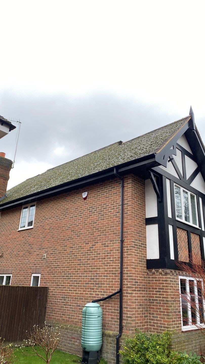 Roof Clean using Honda 15lpm Low Pressure Washing Machine by Ges Exterior Cleaning ltd