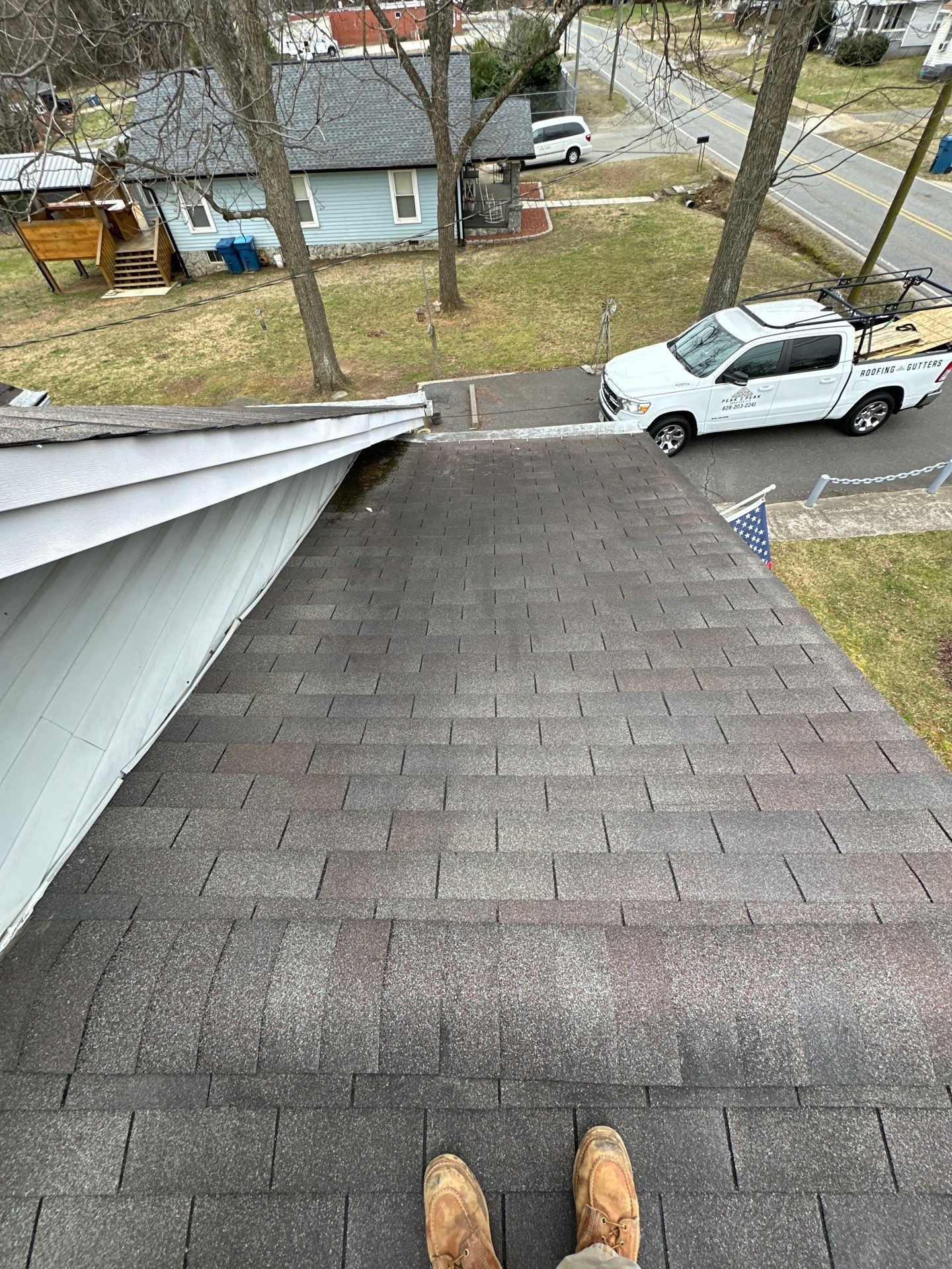 Roof Replacement - GAF HZD in Pewter Grey  by Peak 2 Peak Services LLC