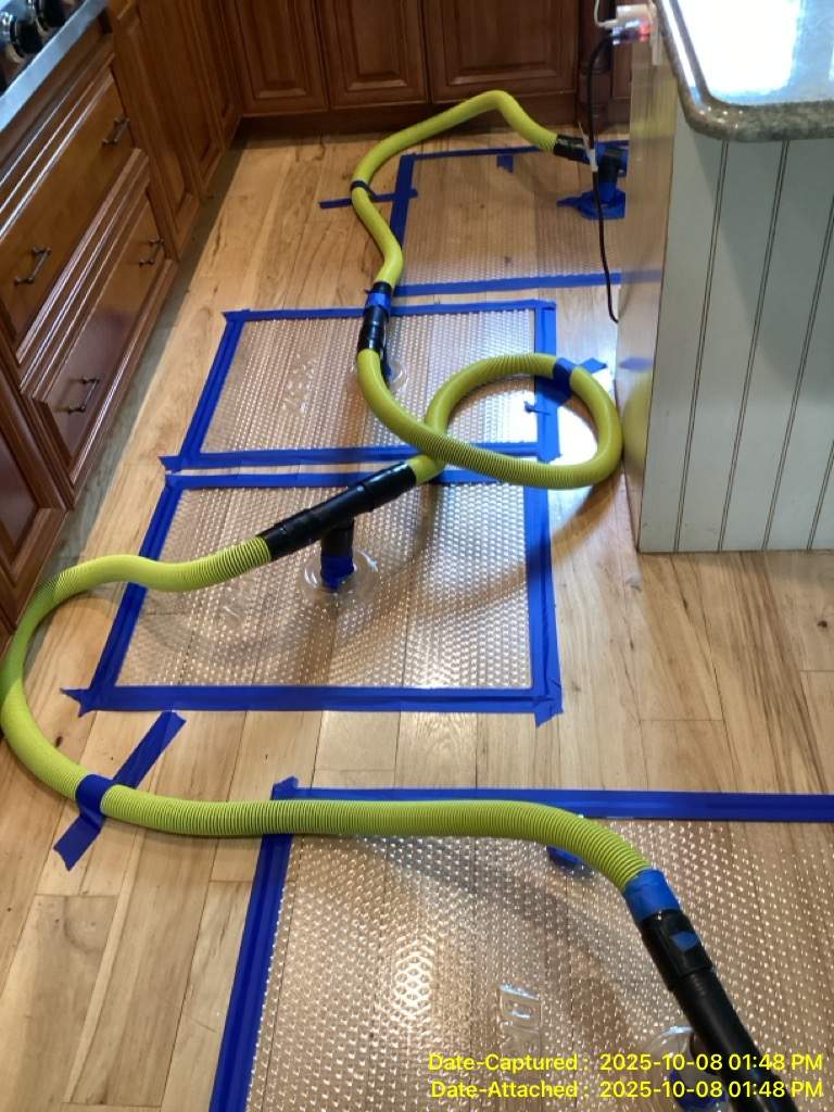 Water Damage in Kitchen by Newhouse Restoration