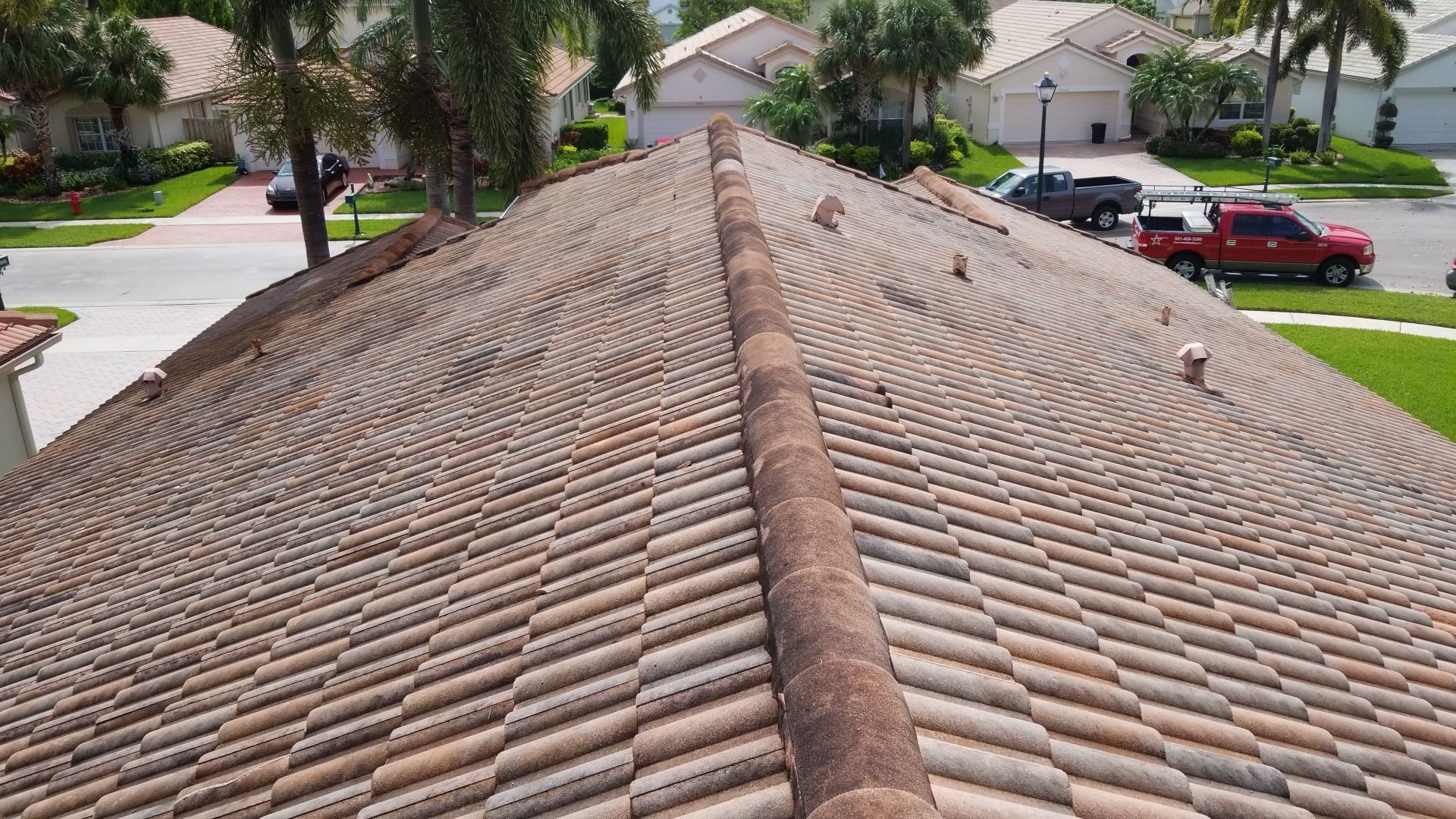 Concrete Tile Roof Repair using Concrete Roof Tile by Aastro Roofing