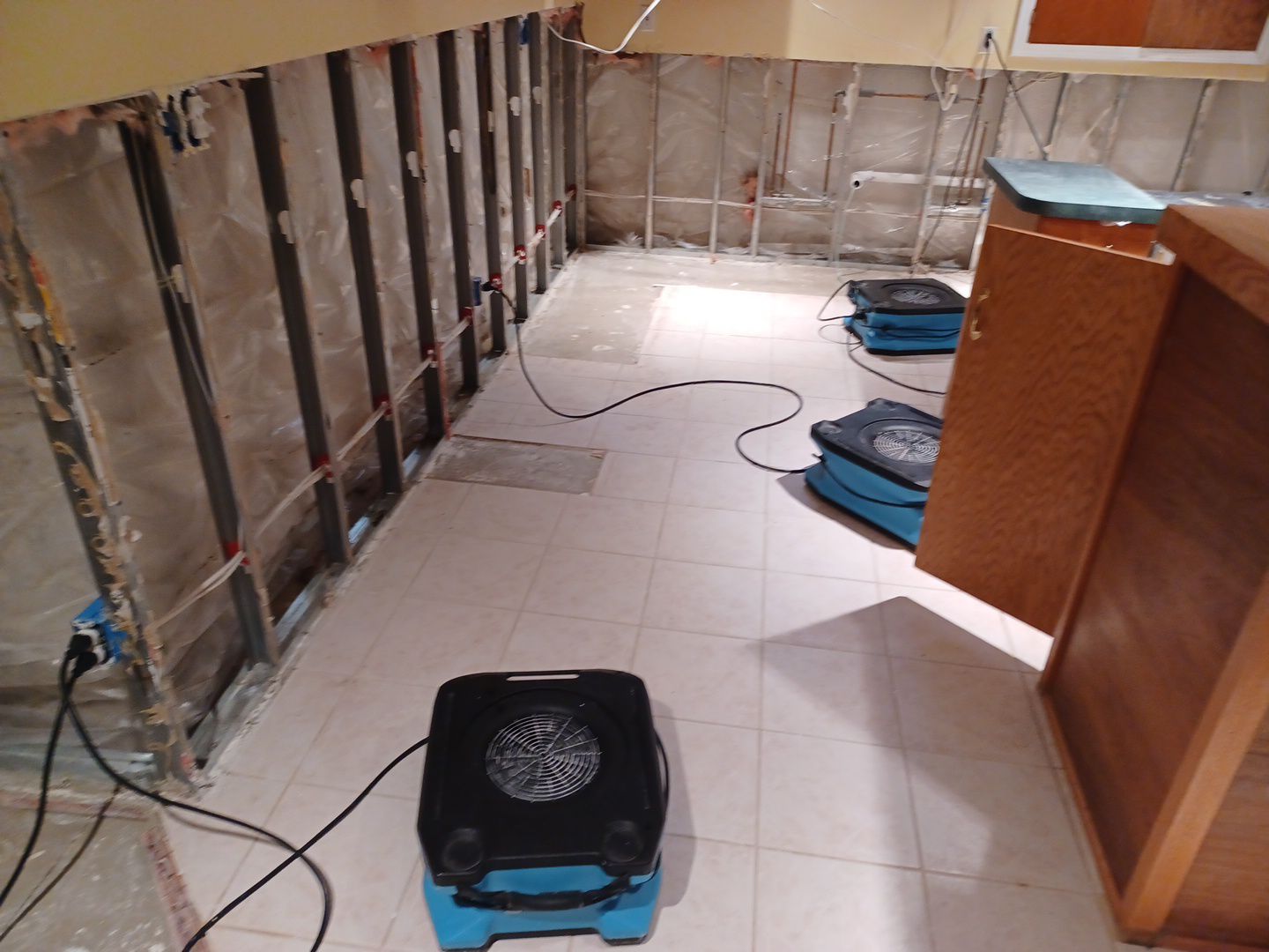 Project in Novi by EzDry Water Mitigation & Property Restoration