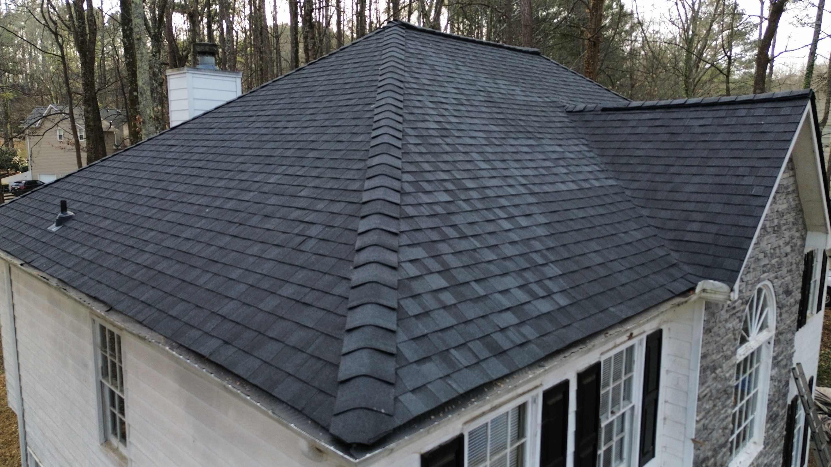 Cumming, GA Roof Replacement CertainTeed Landmark Pro Max Def Charcoal Black by Reset Roofing