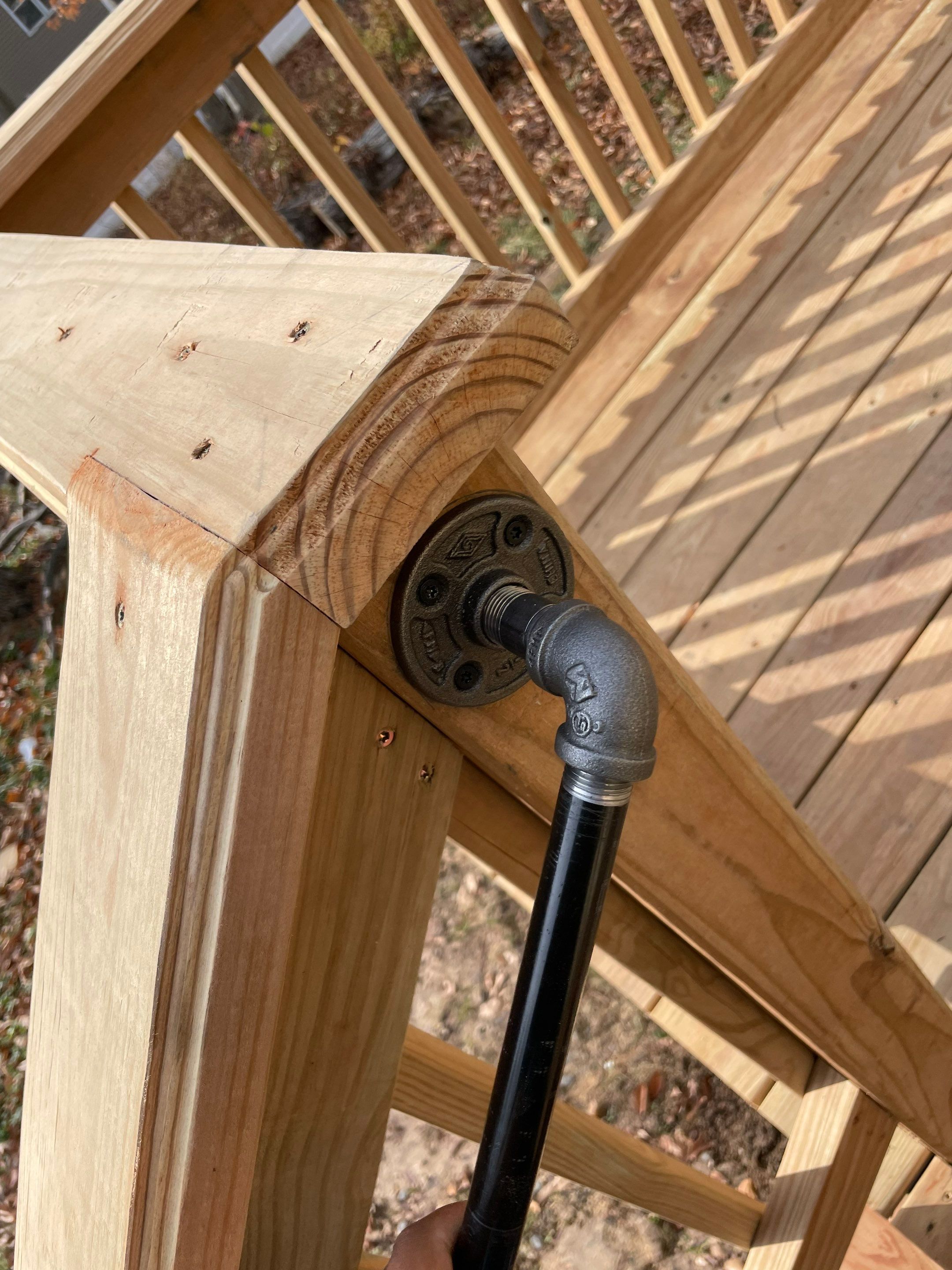 Deck Installation using Treated Lumber by Avalon Roofing and Exteriors