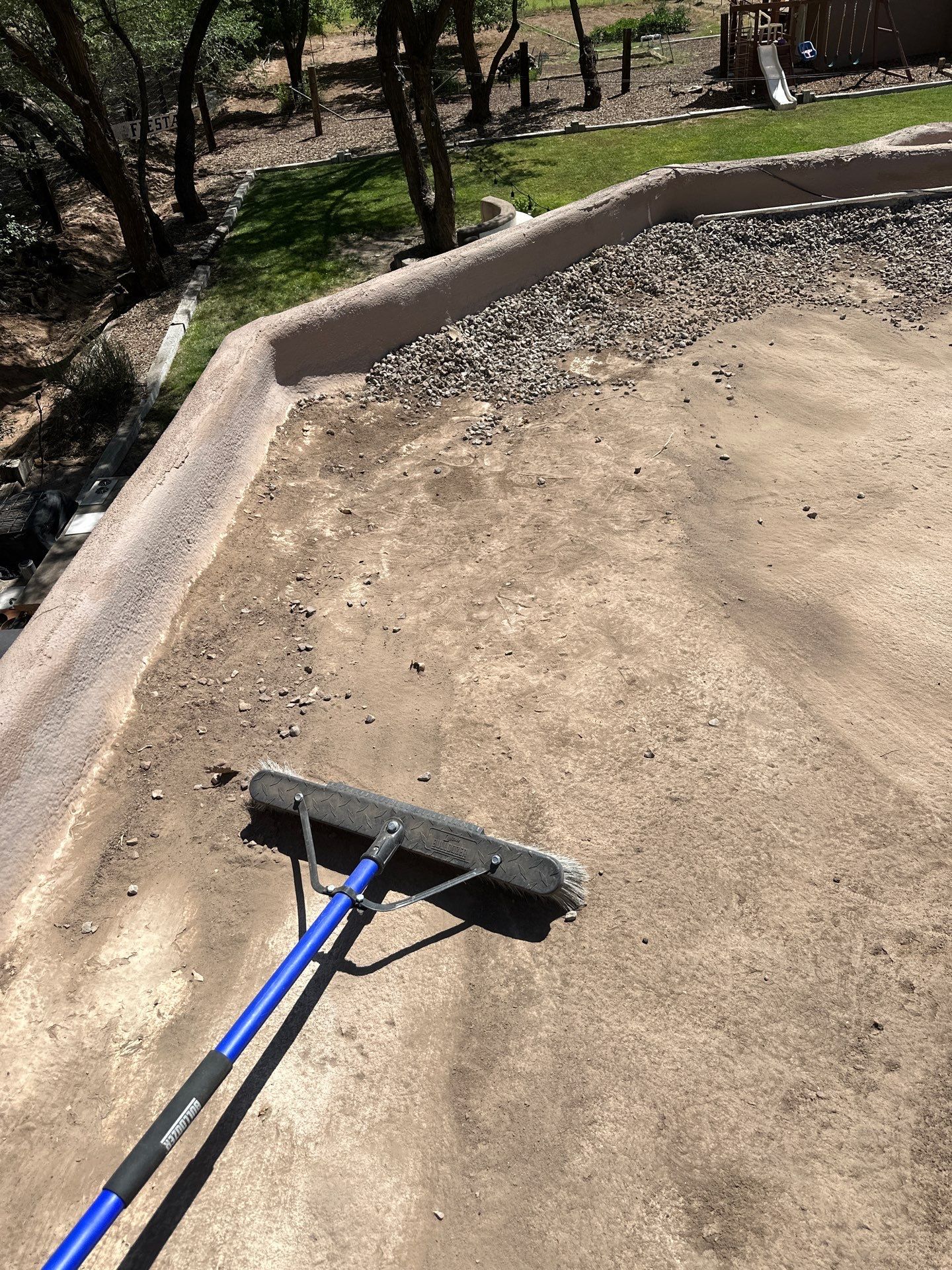 Residential roof application by SPF Services 