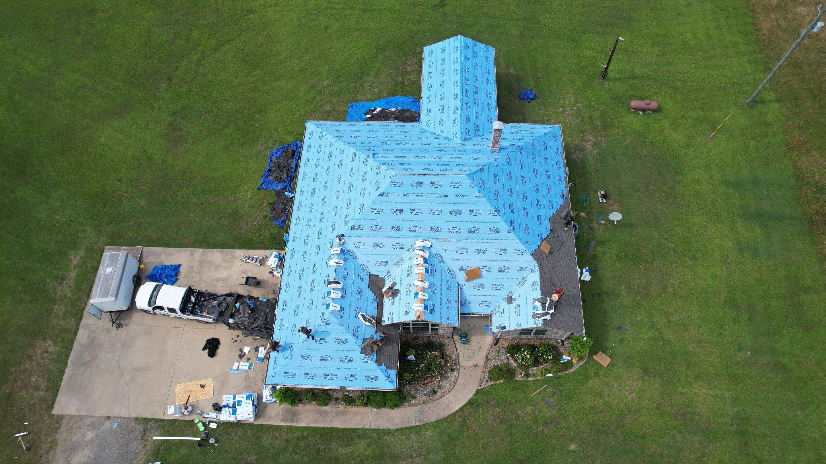 Storm Restoration Reroof: 40 Year Impact Rated Architectural Shingles by Hostetler Roofing