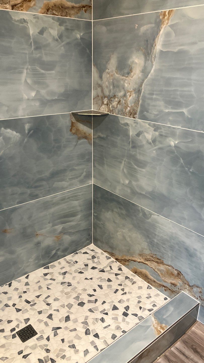 Custom Tile Shower by Footprints Floors of Nashville