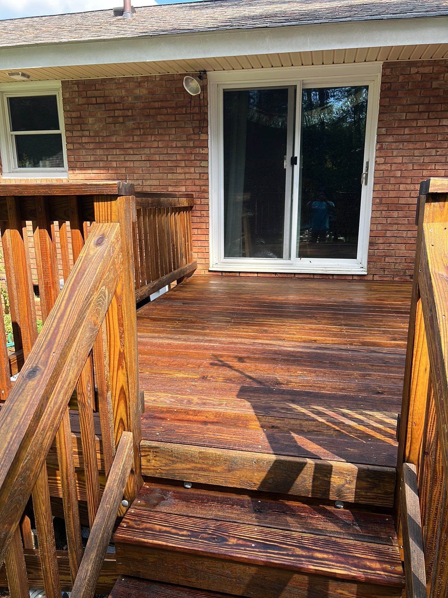 Coated Deck using Wood Sealant by DuraSeal