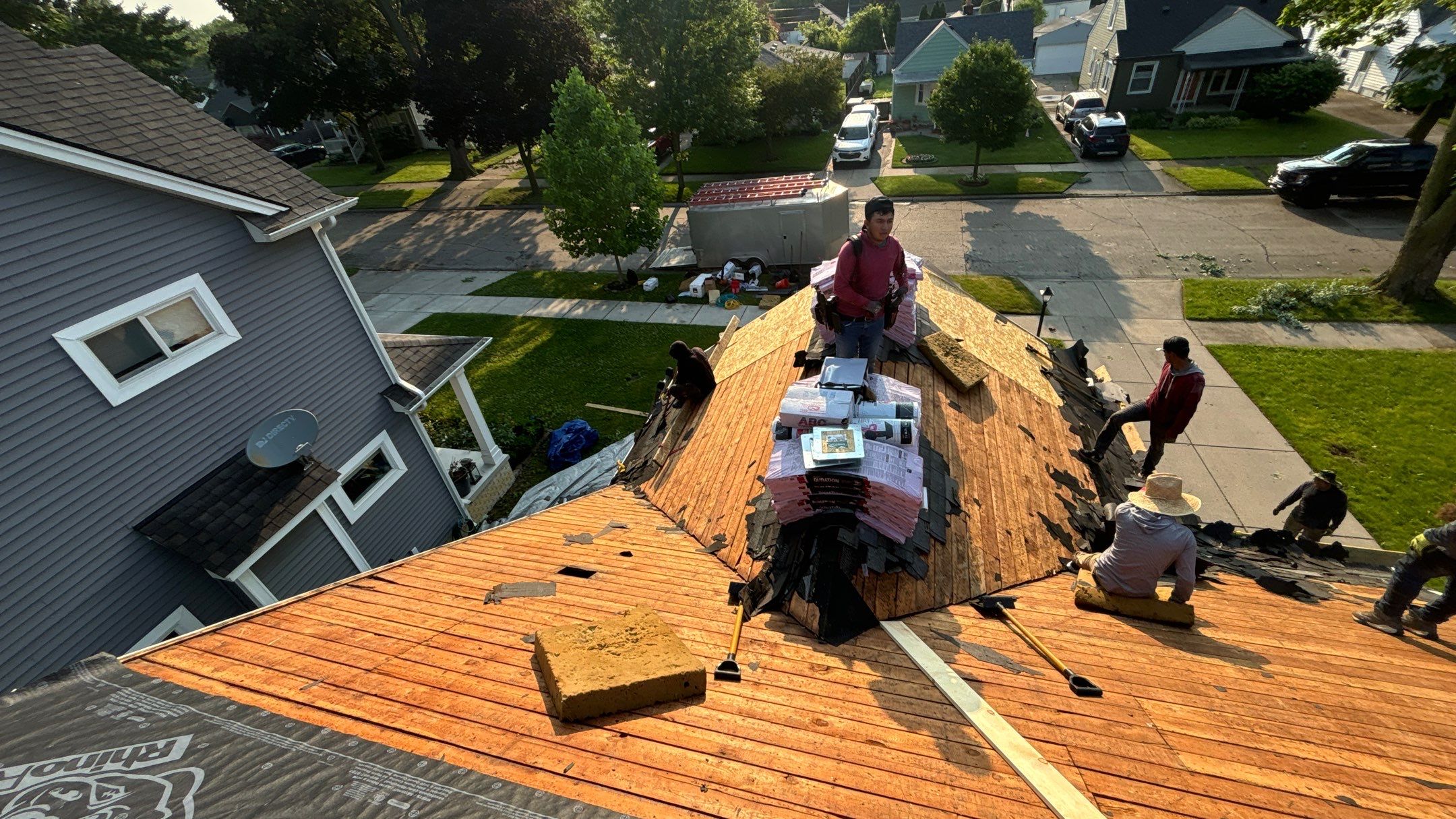 Roof Replacement using Owens Corning Duration by 180 Contractors