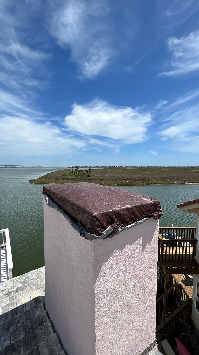 Chimney Cap & Chase Replacement using Galvanized Chimney Cap & Chase by Lighthouse Roofing