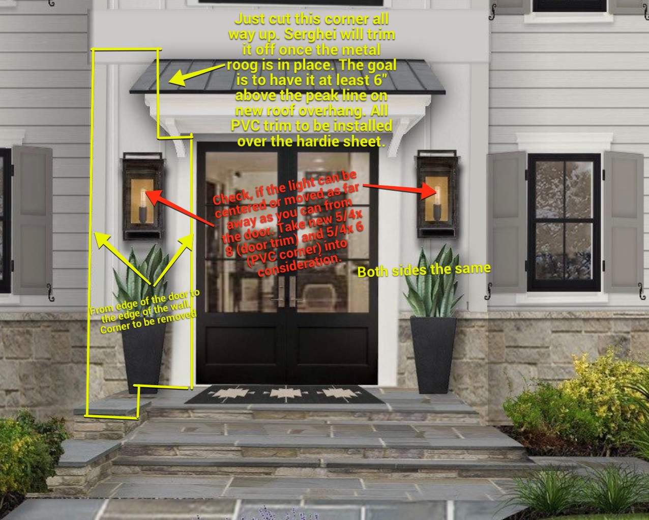 Front entry redesign in Holliston, MA by UBrothers Construction