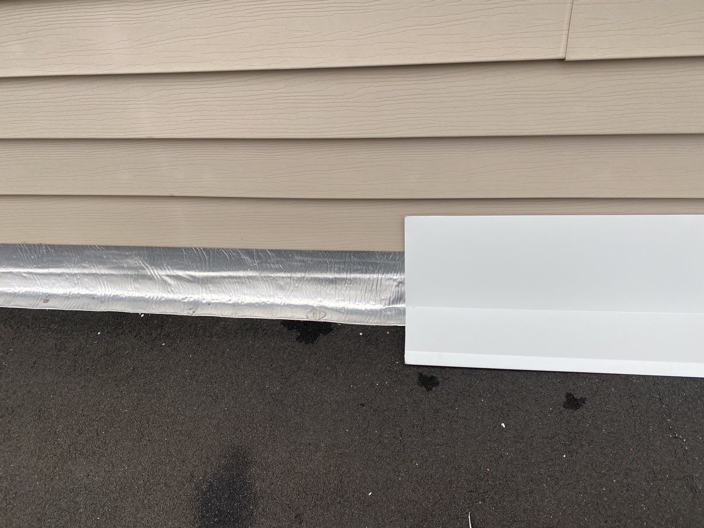 Siding Repair using Aluminum Flashing by A Plus Exterior
