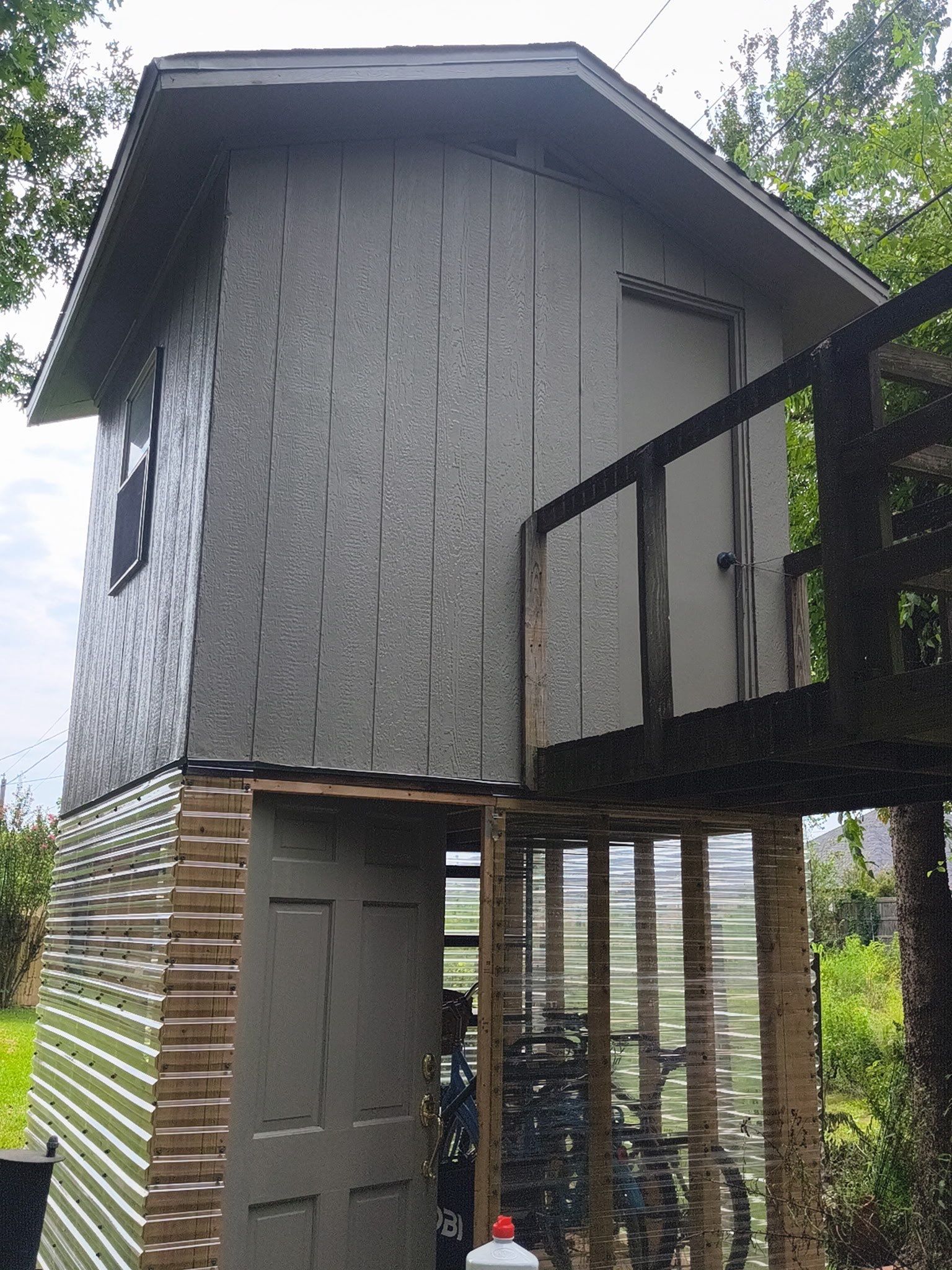 Exterior Painting in Tyler, TX | From Cracked Paint to Calming Gray & White by Quality Coats Painting