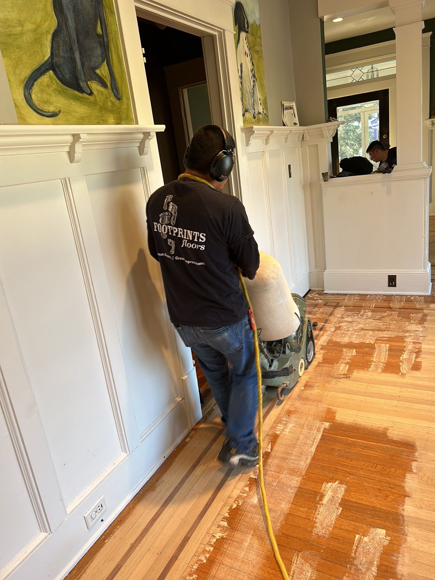 115 year old house - Oak refinish by Footprints Floors of East Atlanta