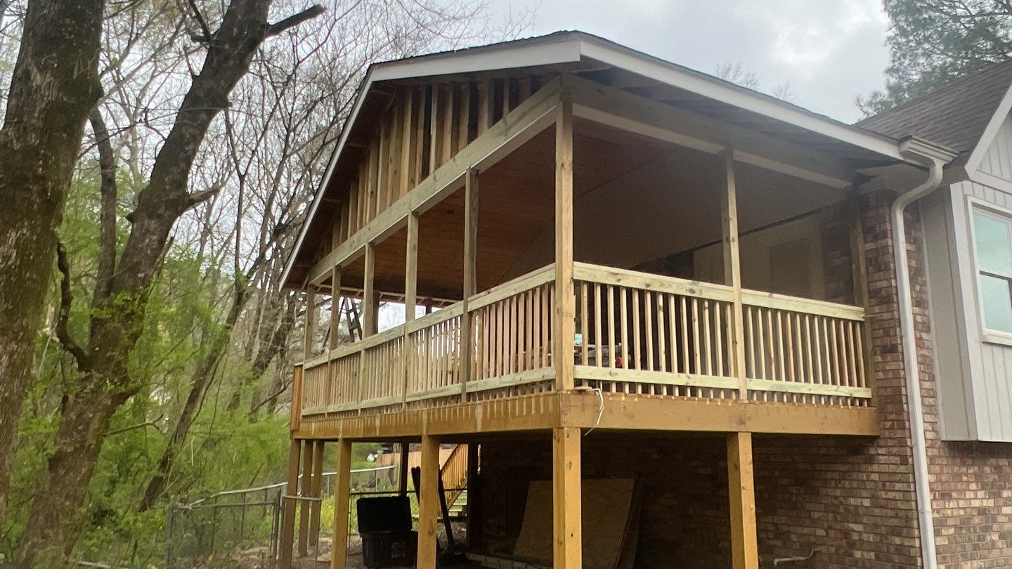 Mountain Brook - Covered Porch by Pillar and Pine