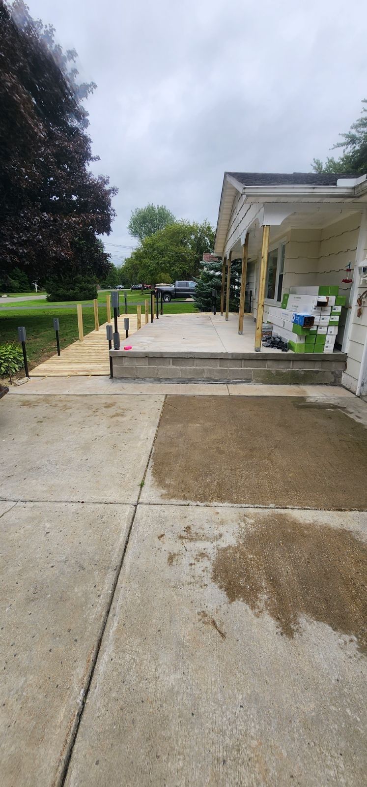 Porch and Concrete by Ivy Lea Construction