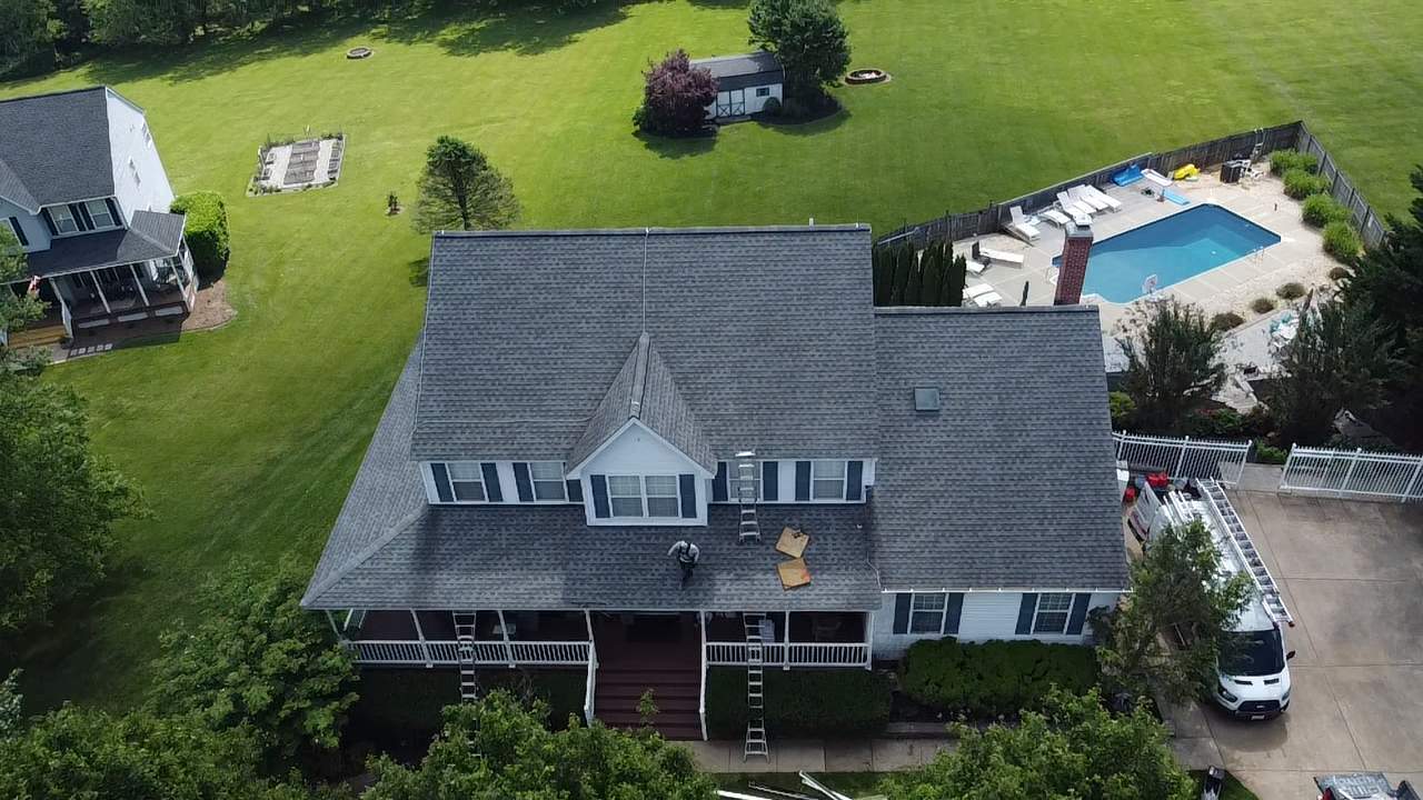 Gutter Installation using 6" Seamless Gutters by Matter Roofing & Construction