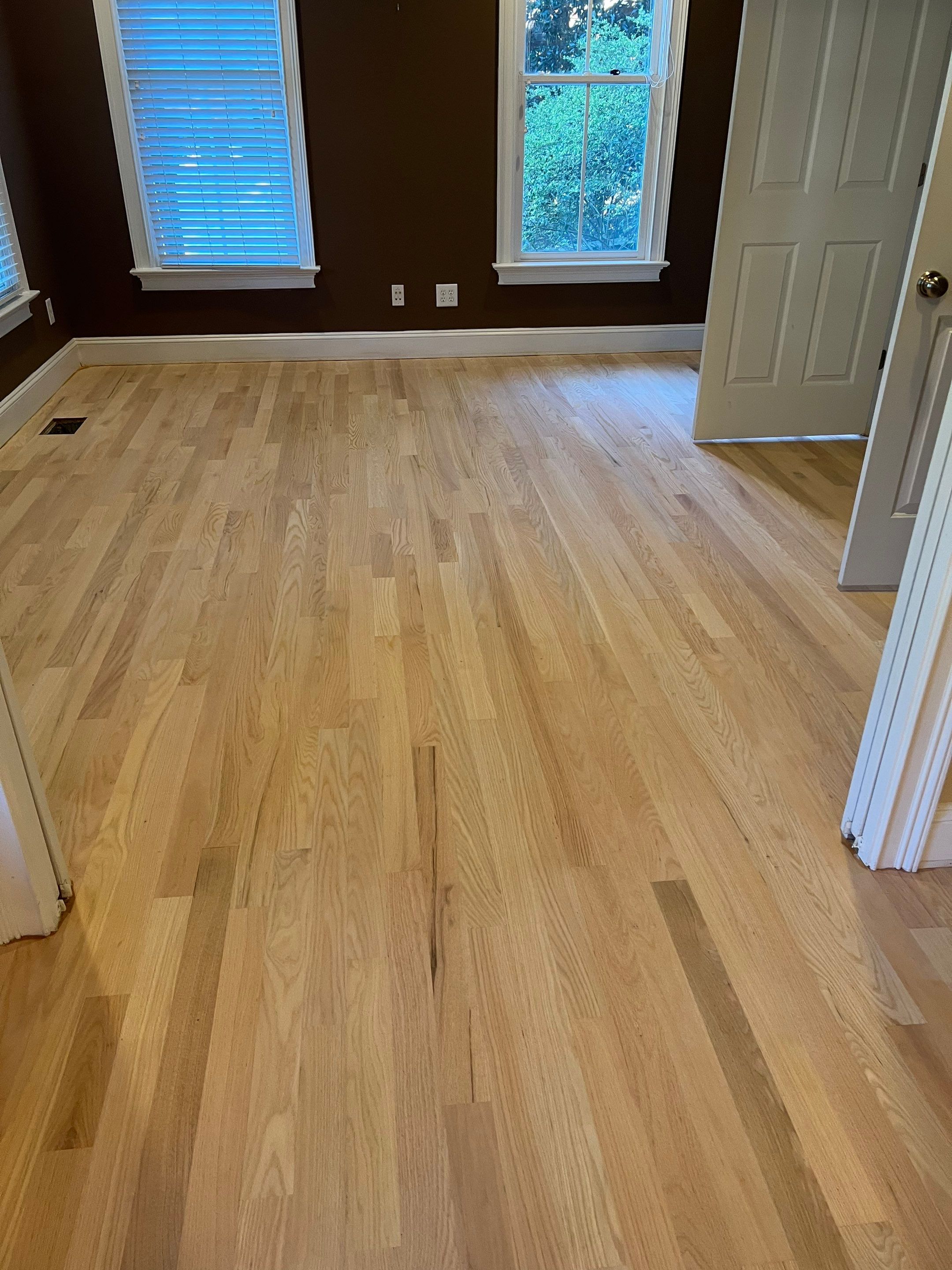 A beautiful refinishing project in The Oaks, Chapel Hill by Accent Custom Floors