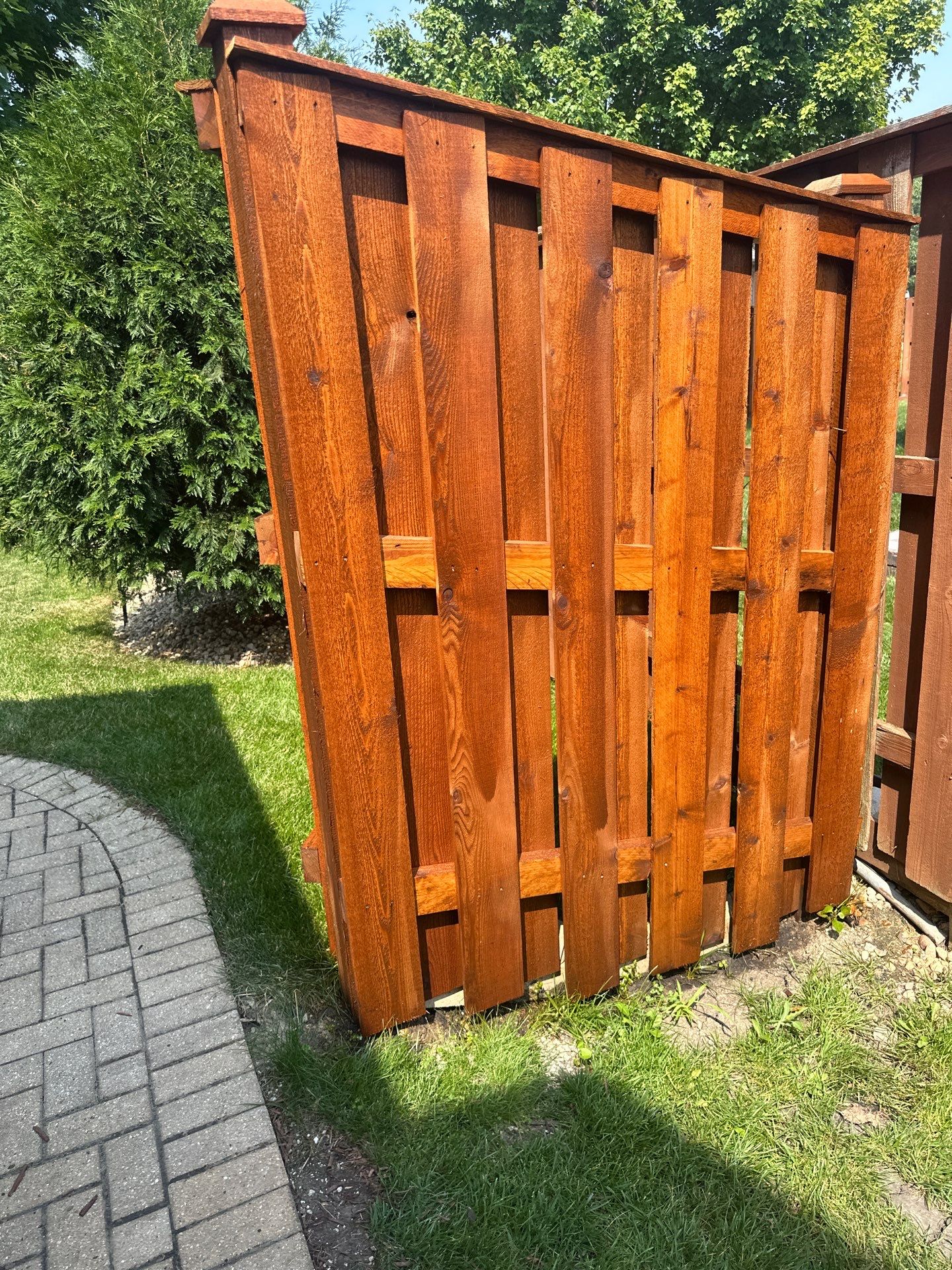 Dvorak Fence Staining by Two Brothers Residential Maintenance