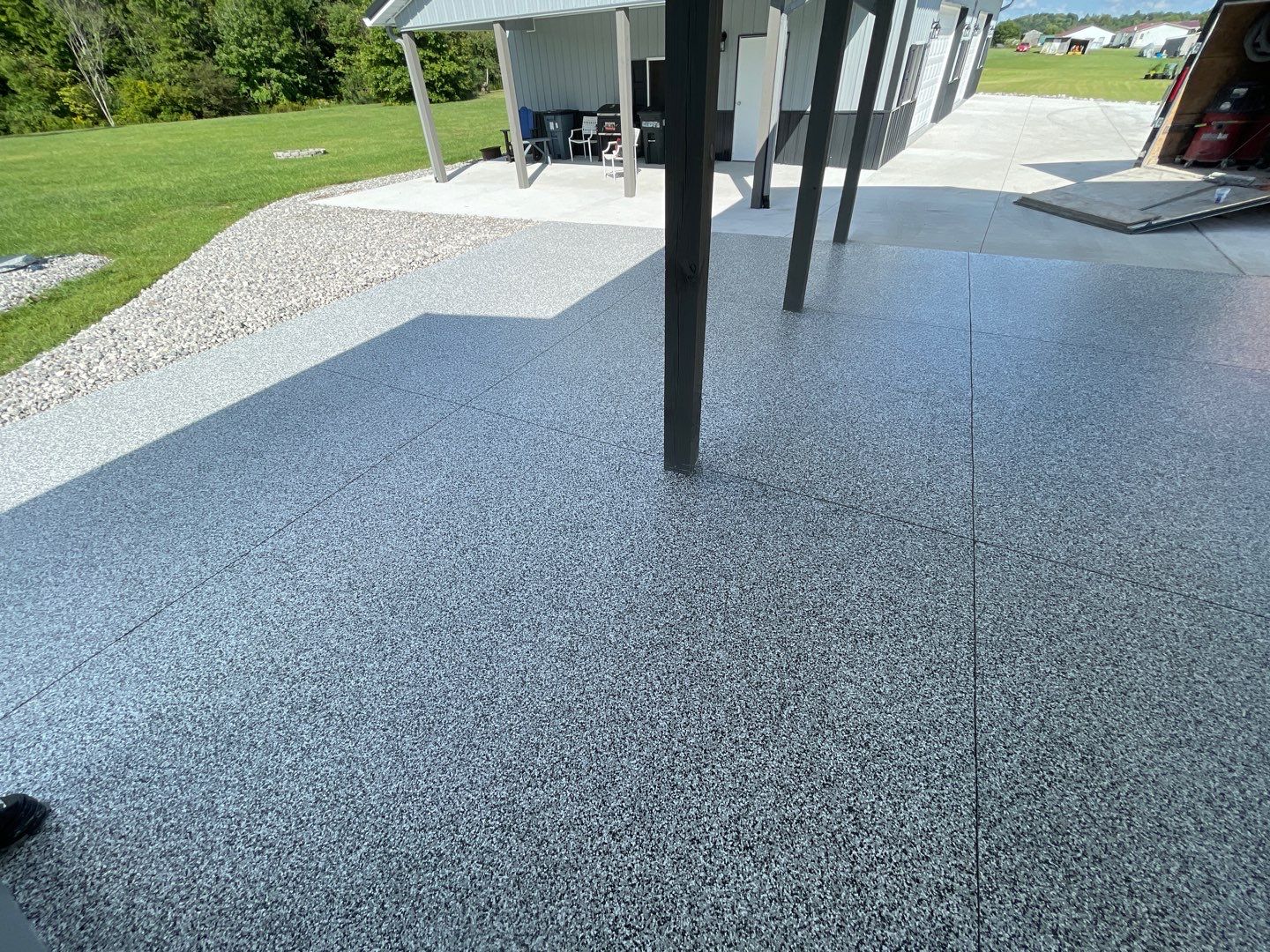 Patio Installation using Domino by Your1DayFloor.com