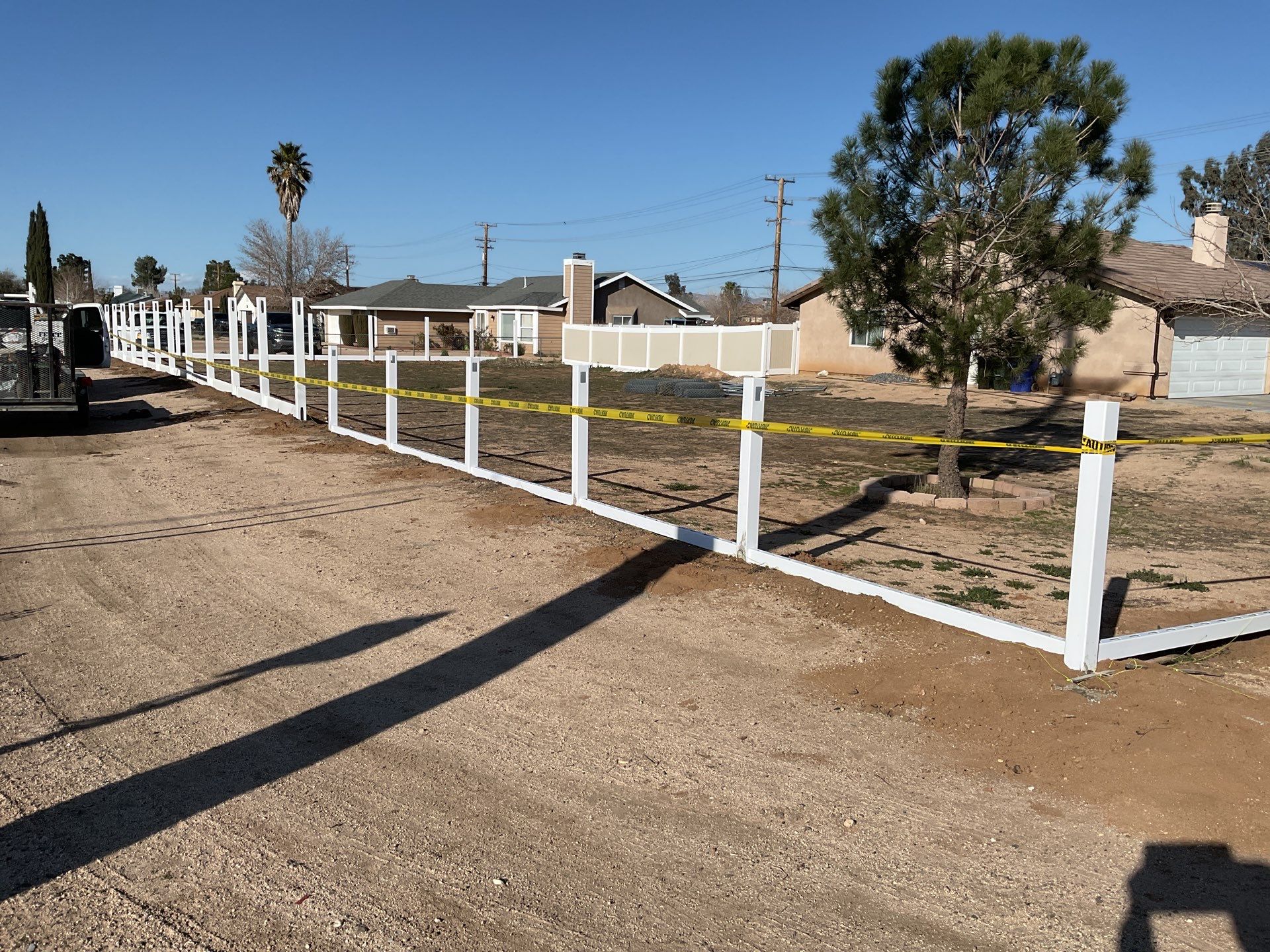 Box picket and privacy vinyl  by Fence Guys Inc. 