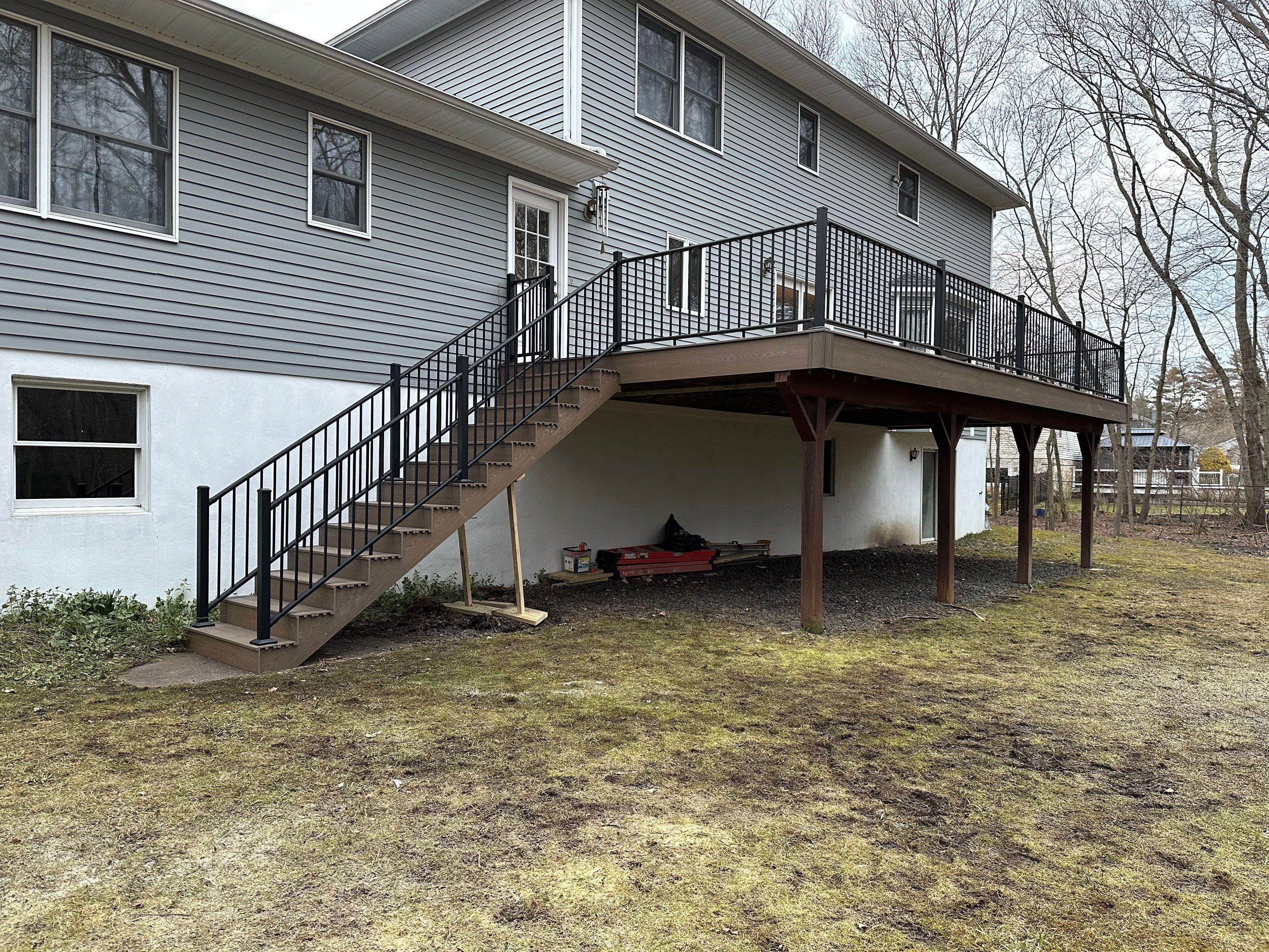 Deck Resurface in wall nj by deck guardian