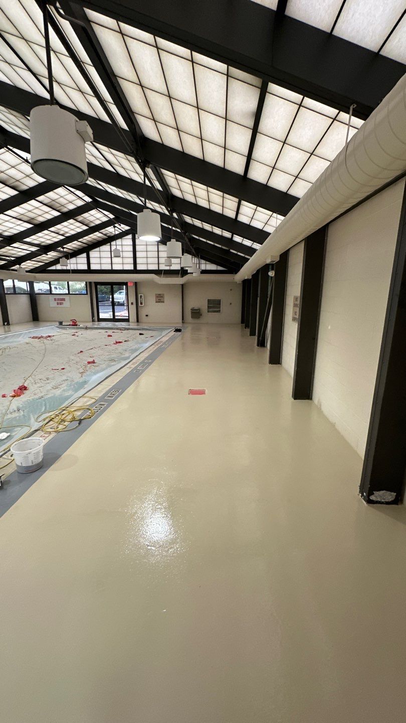 Hotel Pool Deck Project in Cranberry Township by Floors in a Day, Inc