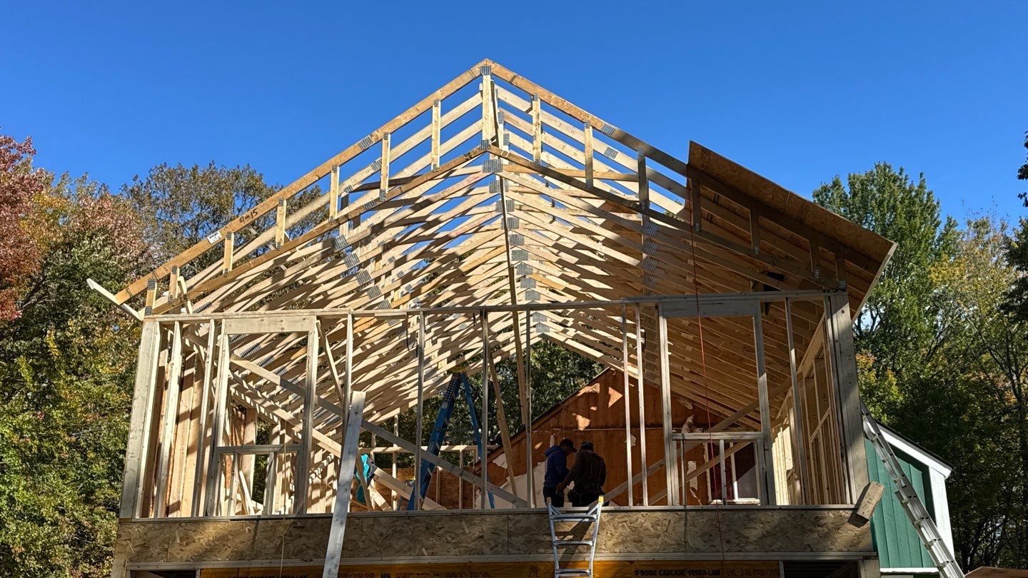 Custom ADU Construction with Vaulted In-Law Suite – LP SmartSide®, ZIP System® & Harvey® Windows by Sensible Home Solutions