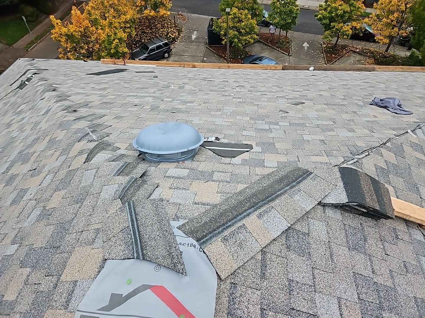 Commercial Roofing Installation using IKO Dynasty (Color: Biscayne) by Orezona Building & Roofing Company, Inc.