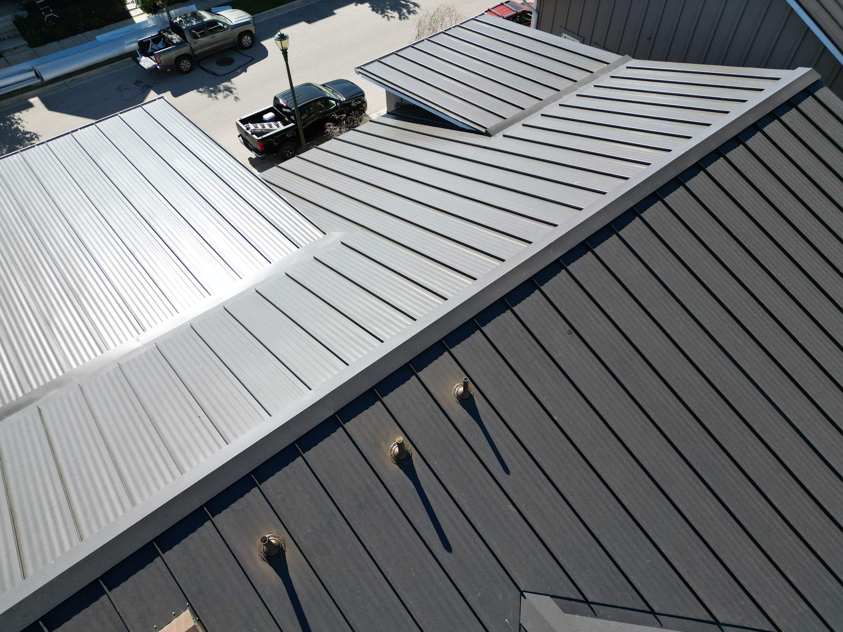 Dark Bronze Standing Seam Metal Roof by RoofsOnly.com