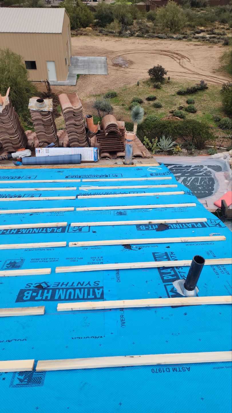 Terracotta Concrete Tiles by Reimagine Roofing