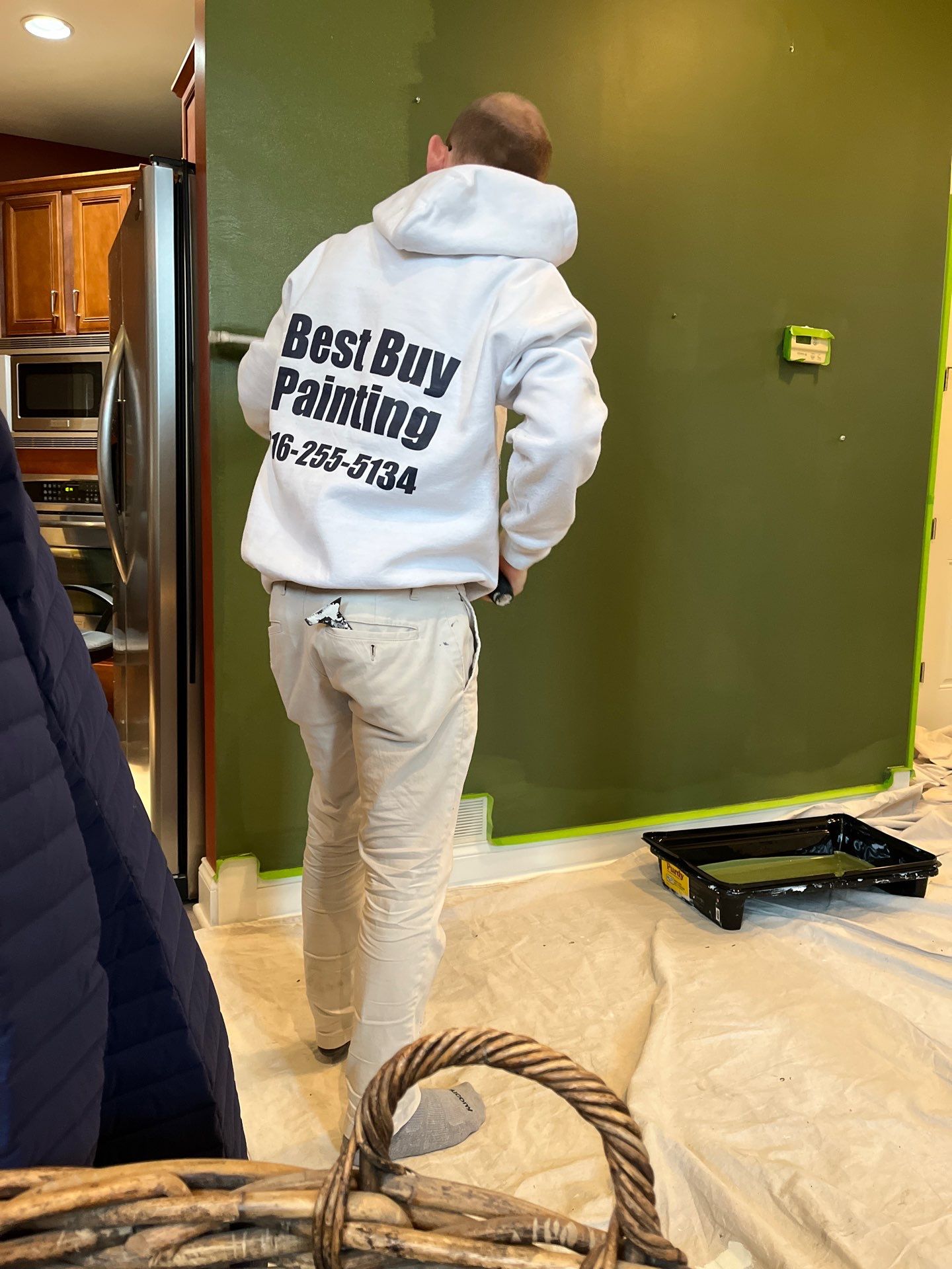Orange Town Home by Best Buy Painting 
